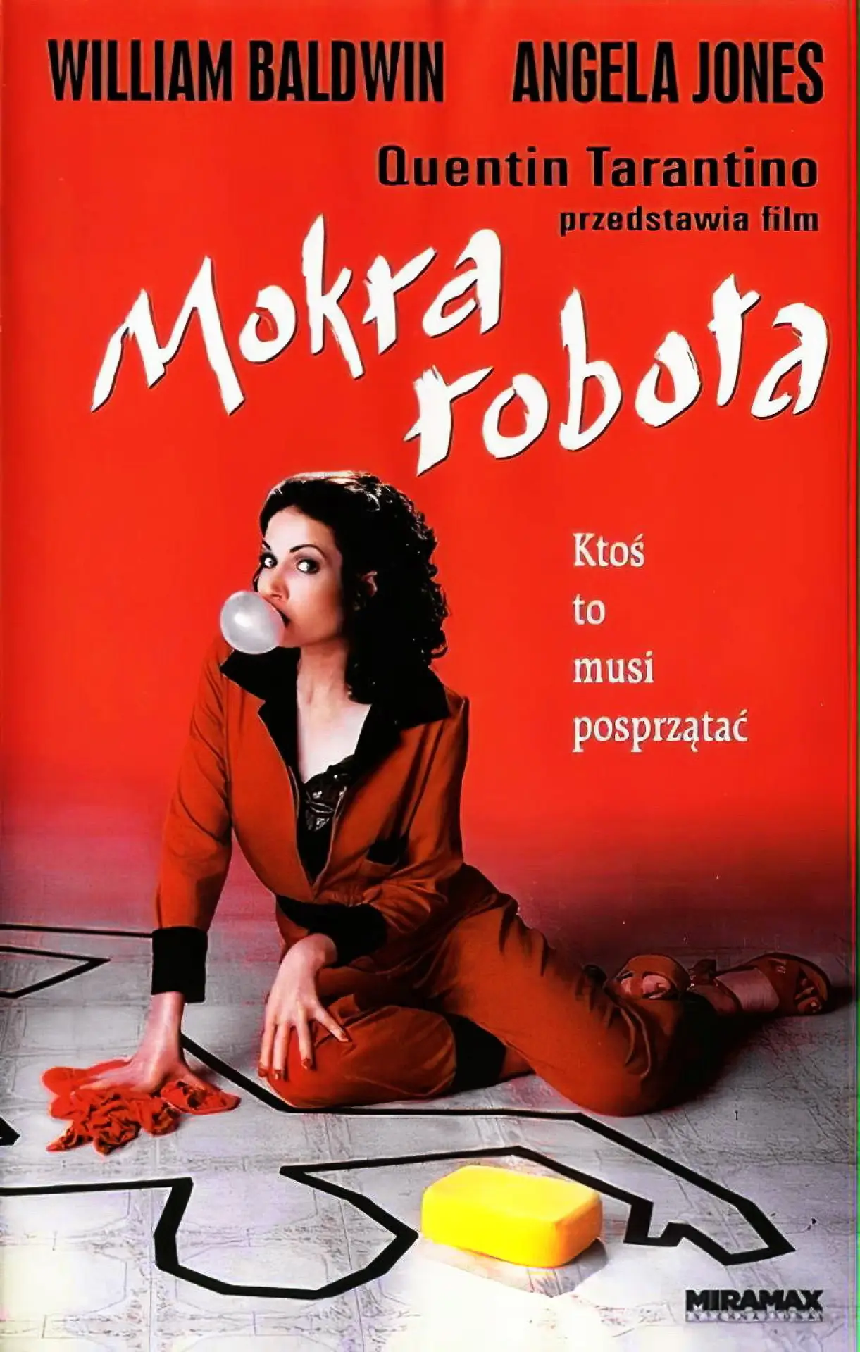 Plakat filmowy "Mokra robota"