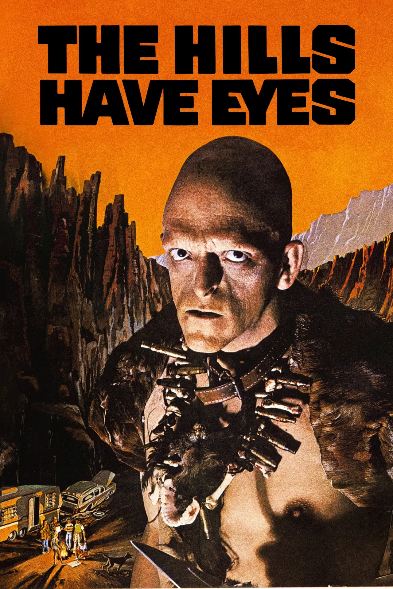 Plakat filmowy "Wzgórza mają oczy"