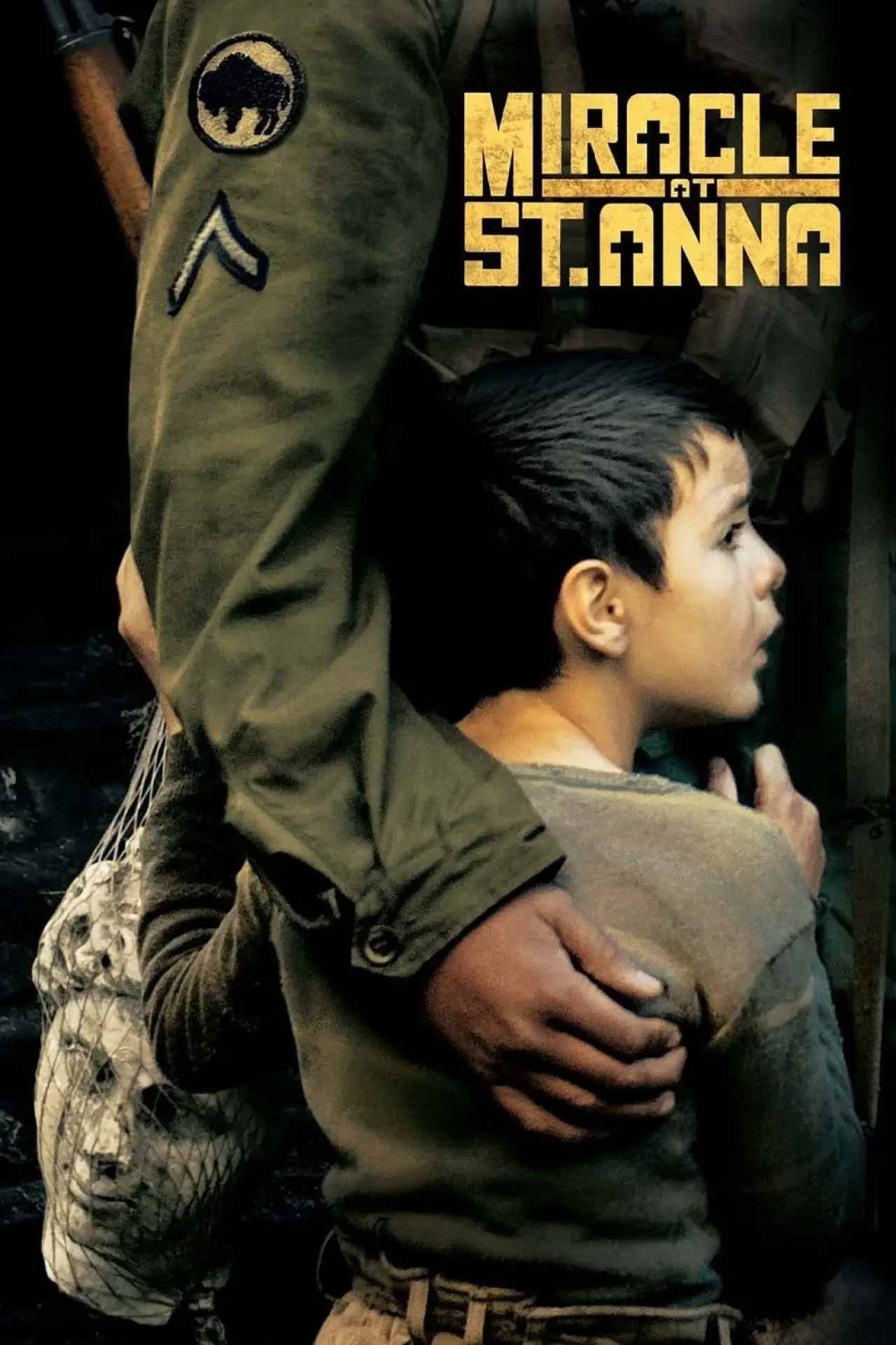 Plakat filmowy "Cud w wiosce Sant Anna"