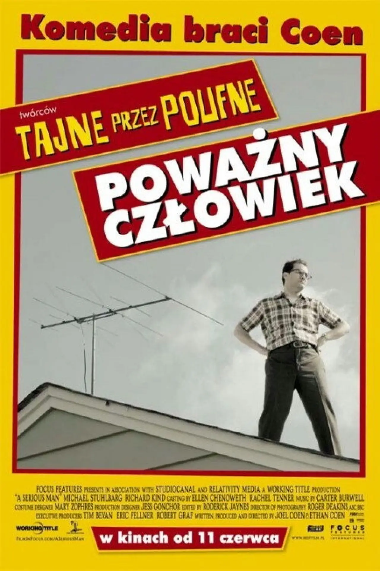 Plakat filmowy "Poważny Człowiek"