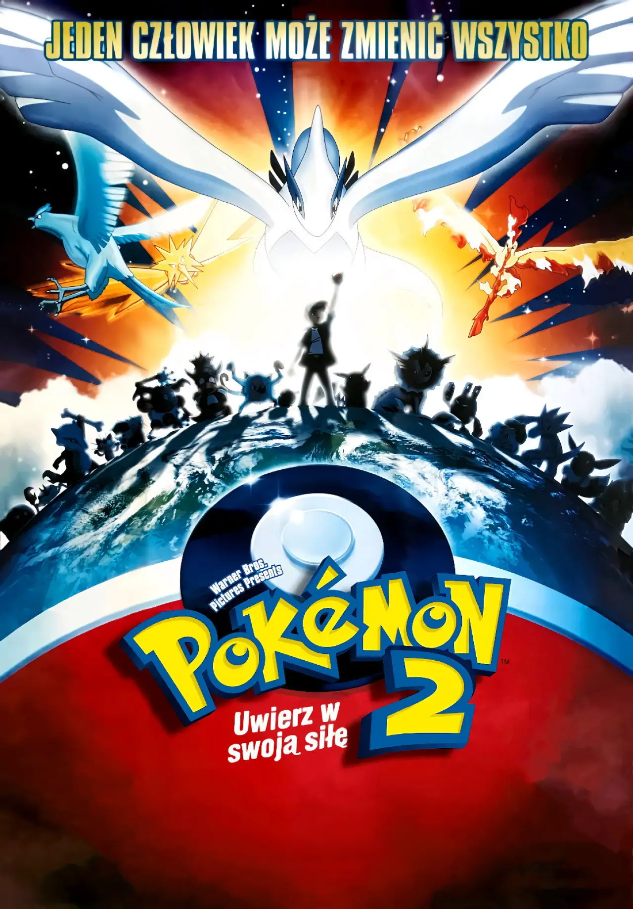 Plakat filmowy "Pokémon 2: Uwierz w swoją siłę"