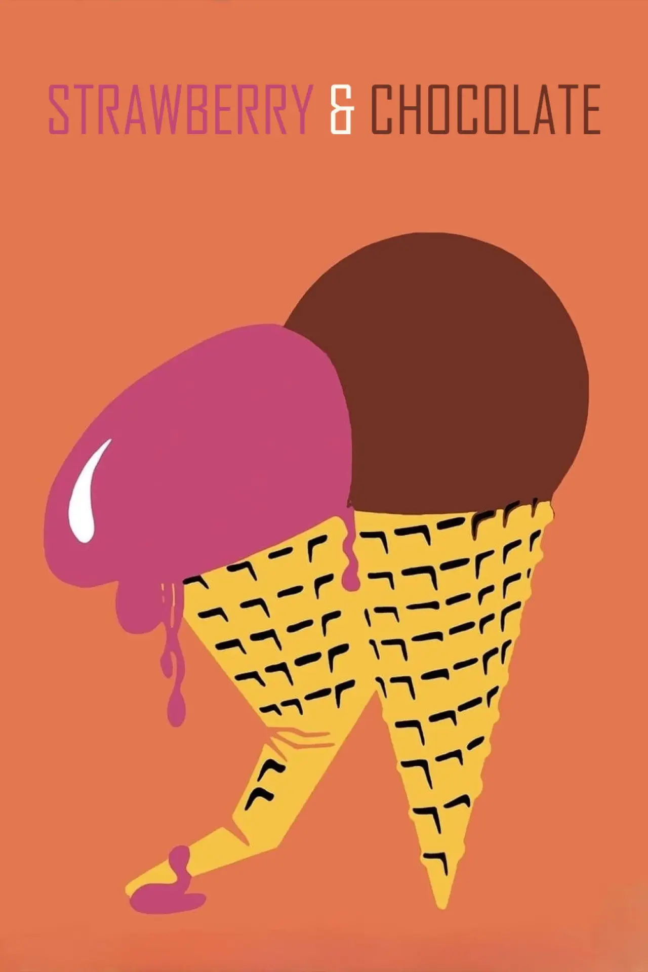 Plakat filmowy "Fresa y chocolate"