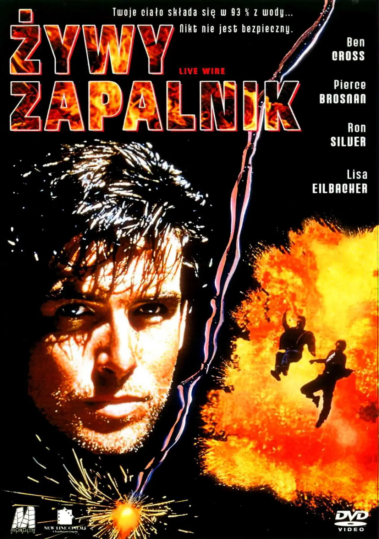 Plakat filmowy "Żywy Zapalnik"