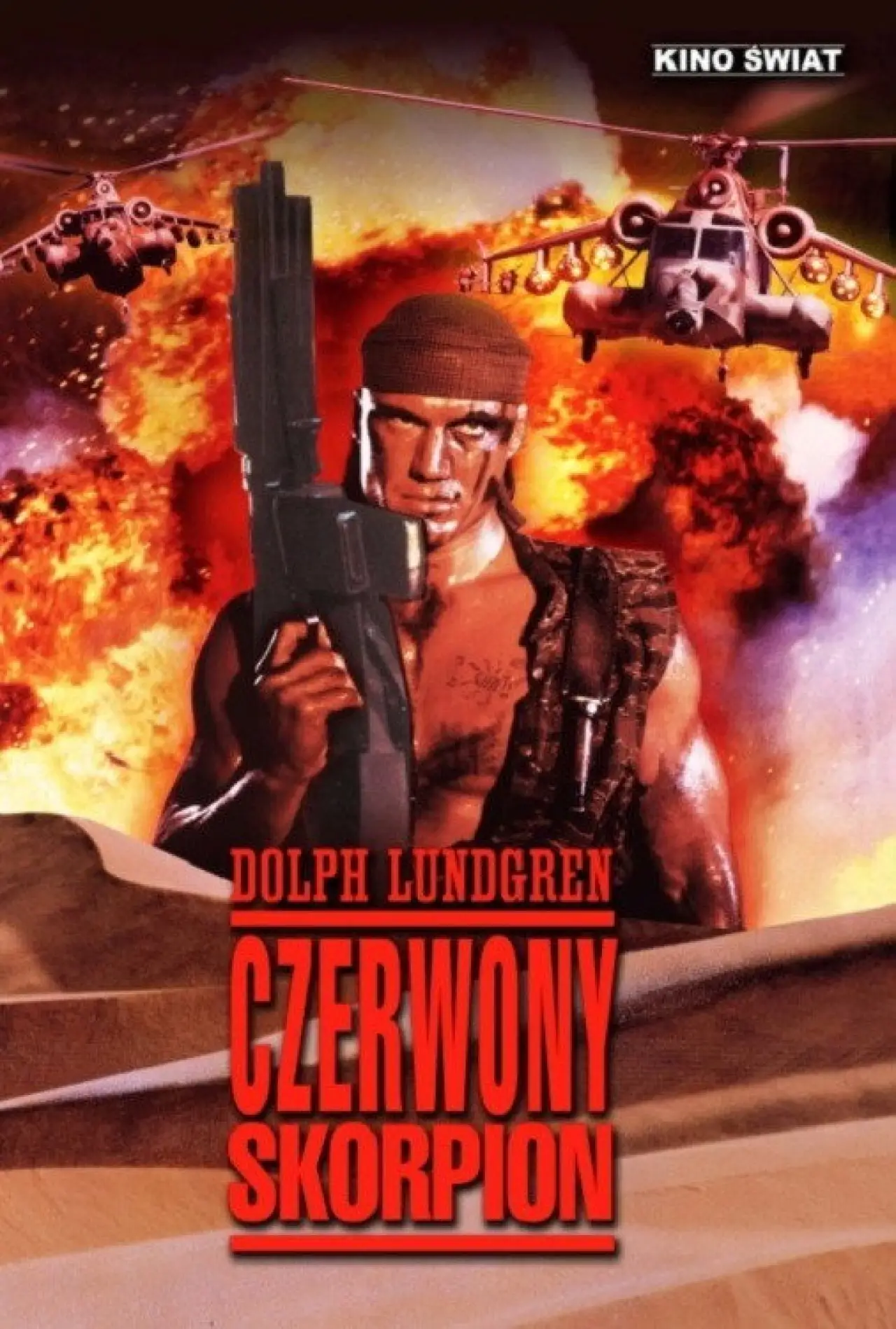 Plakat filmowy "Czerwony Skorpion"