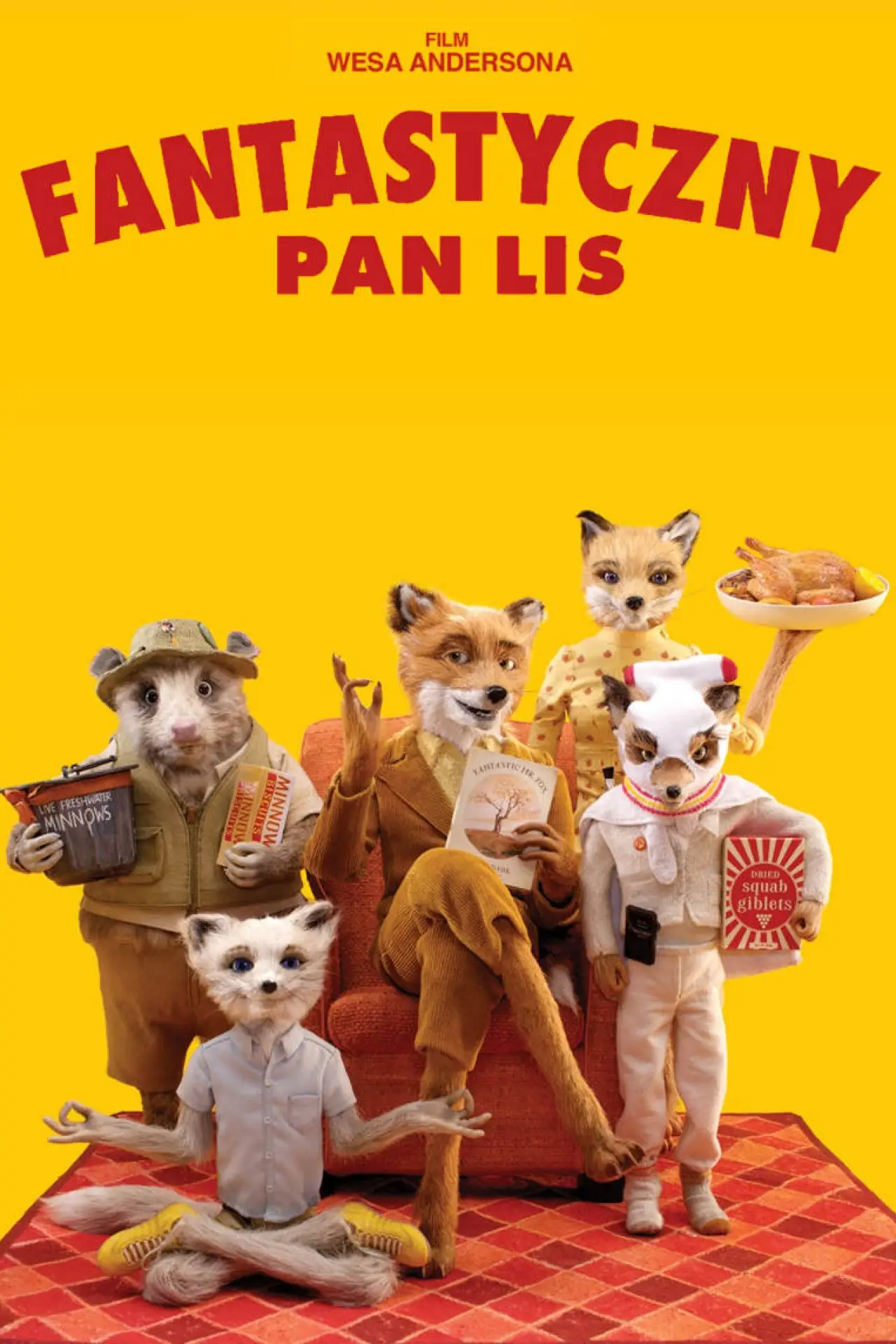 Plakat filmowy "Fantastyczny Pan Lis"