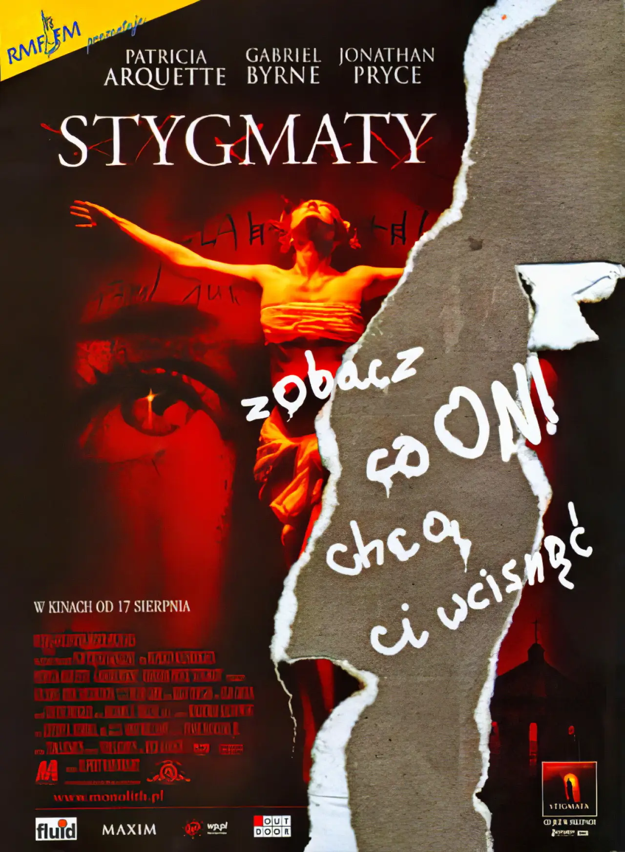 Plakat filmowy "Stygmaty"