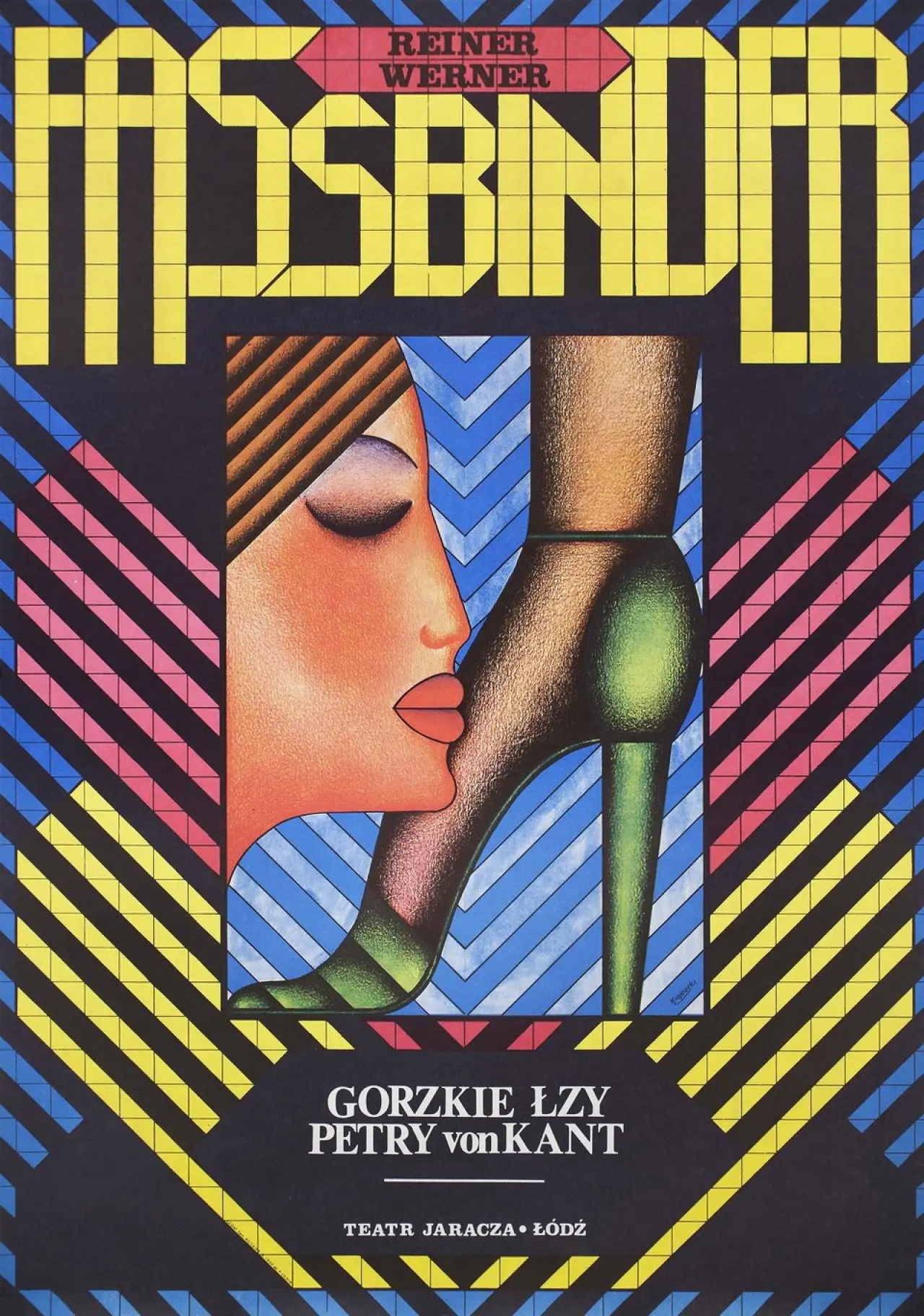 Plakat filmowy "Gorzkie łzy Petry von Kant"