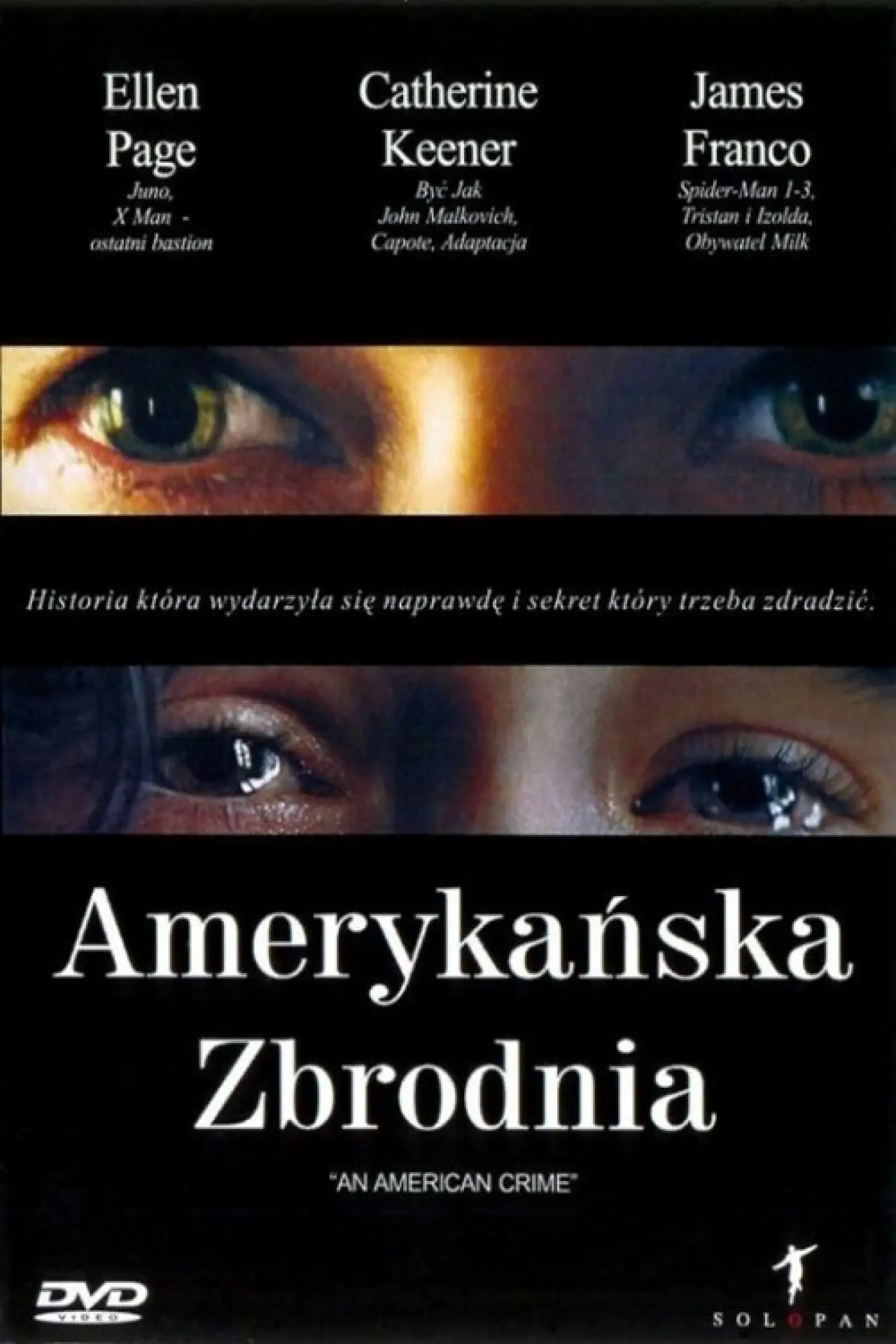 Plakat filmowy "Amerykańska zbrodnia"