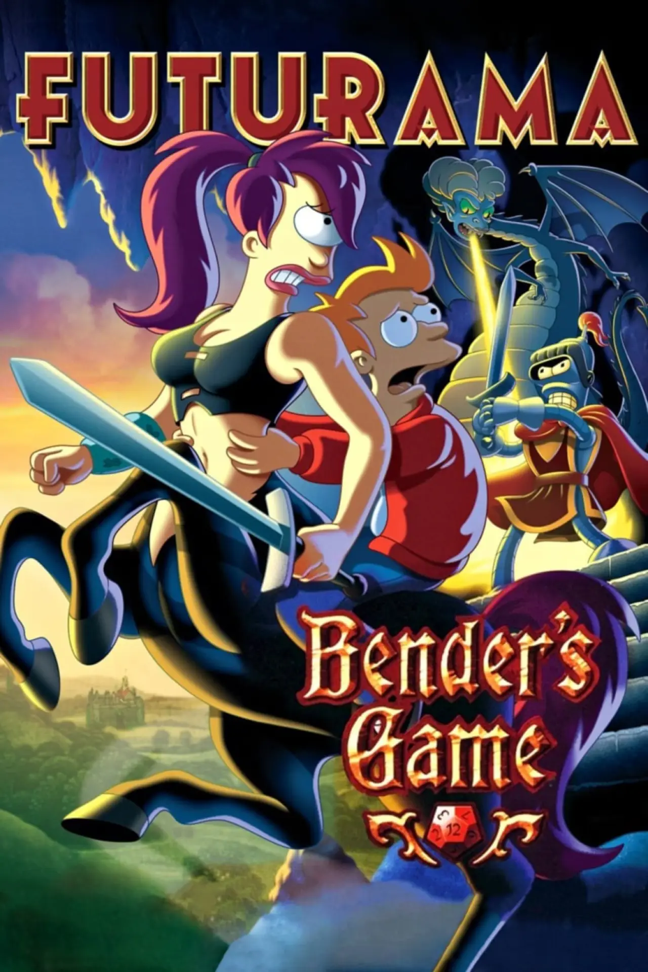 Plakat filmowy "Futurama: Gra Bendera"