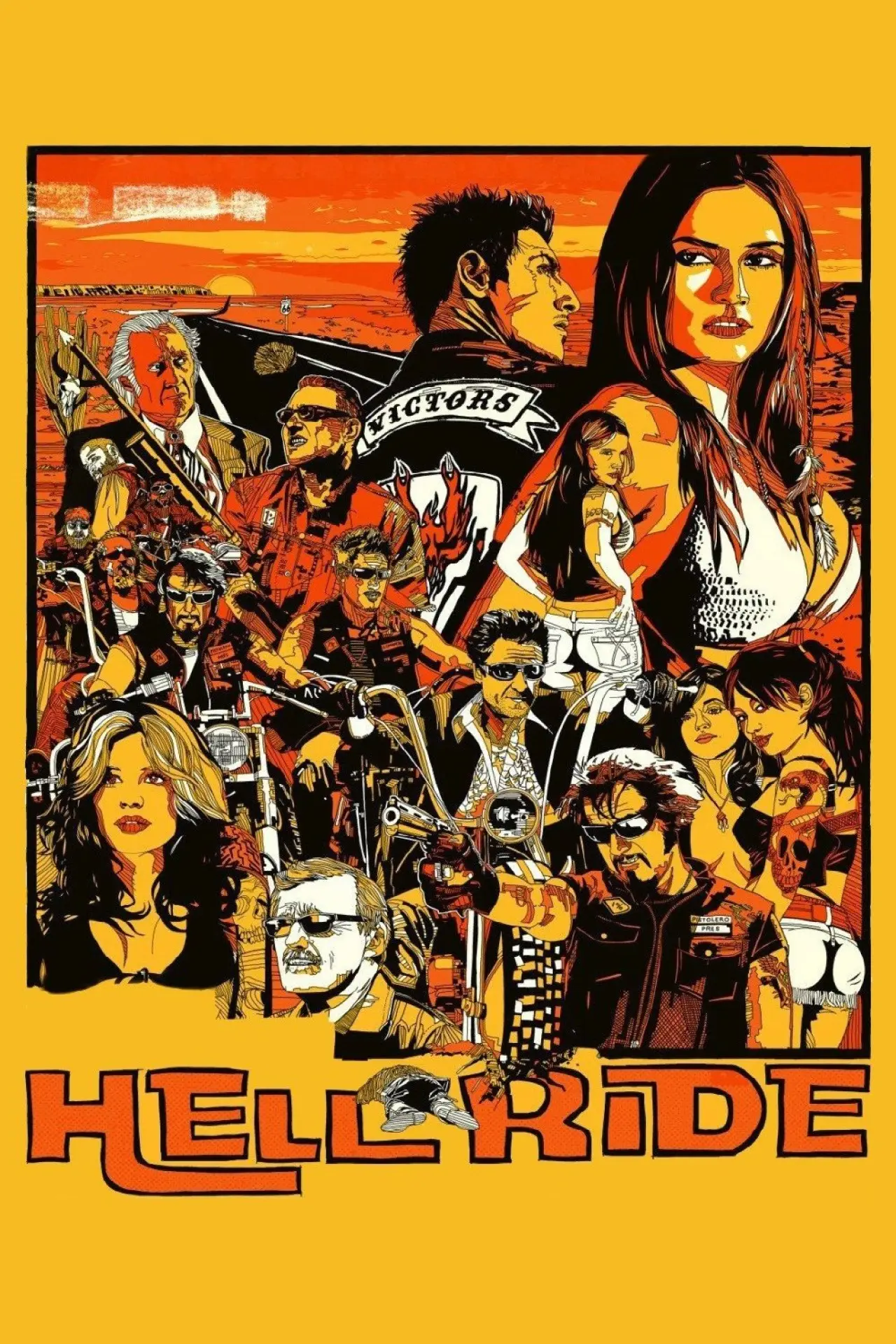 Plakat filmowy "Hell Ride"