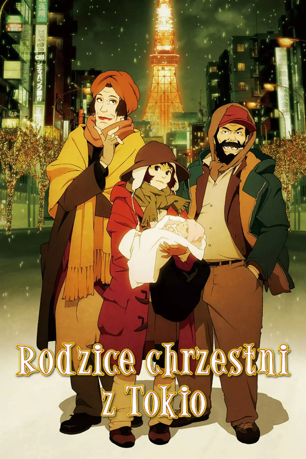 Plakat filmowy "Rodzice chrzestni z Tokio"