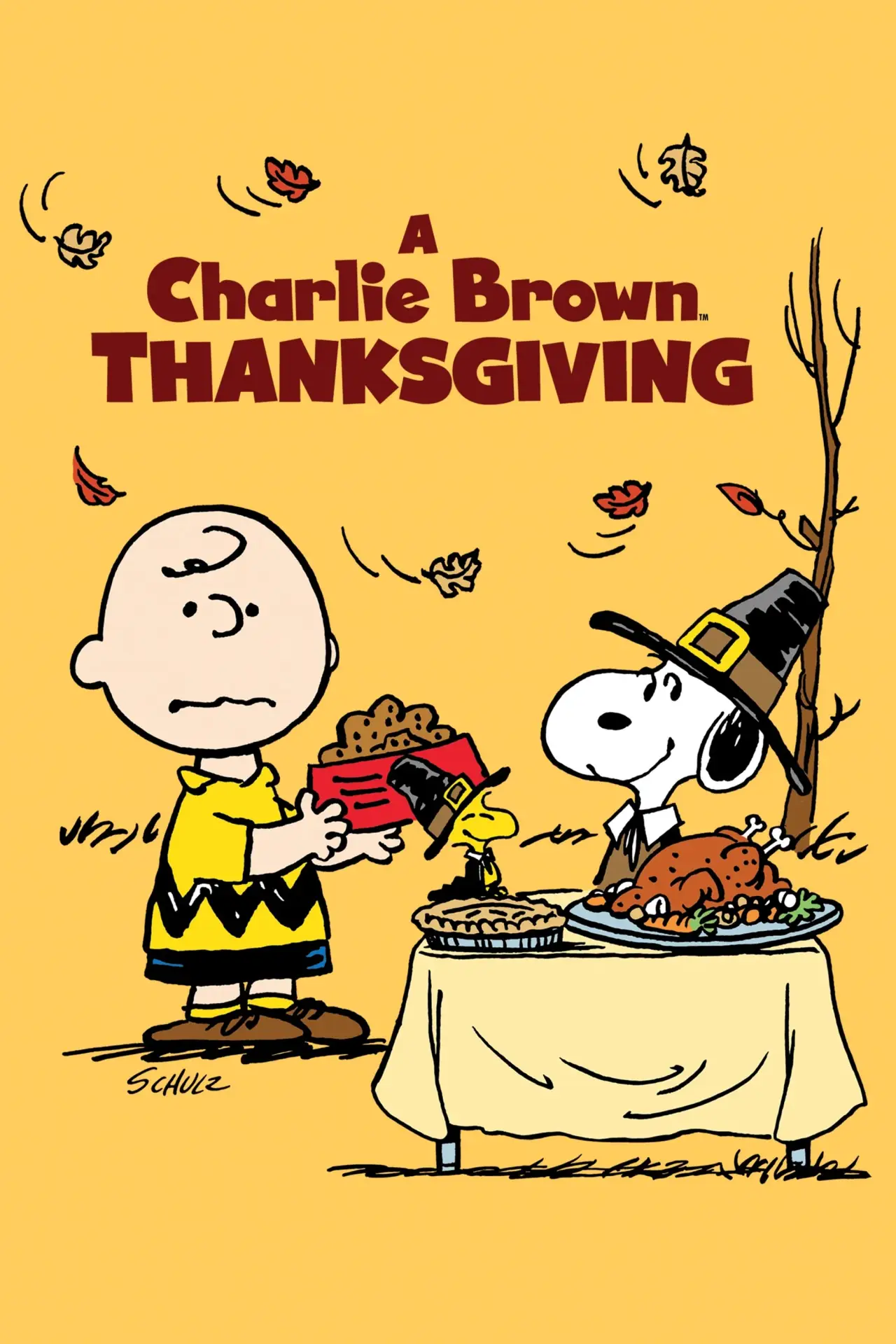 Plakat filmowy "Dzień Dziękczynienia Charliego Browna"