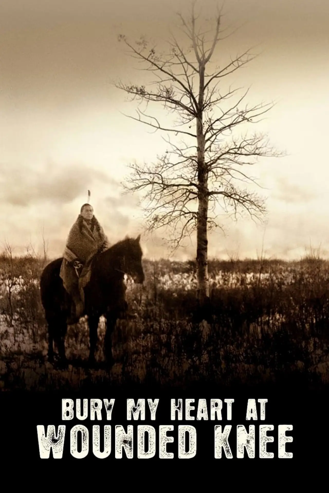 Plakat filmowy "Pochowaj me serce w Wounded Knee"