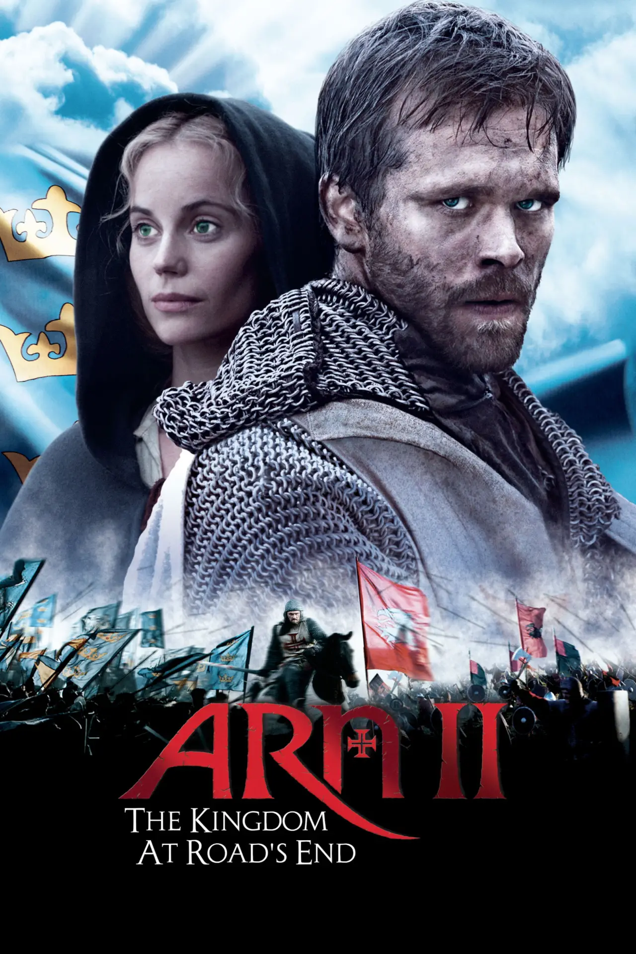 Plakat filmowy "Arn: Królestwo na końcu drogi"