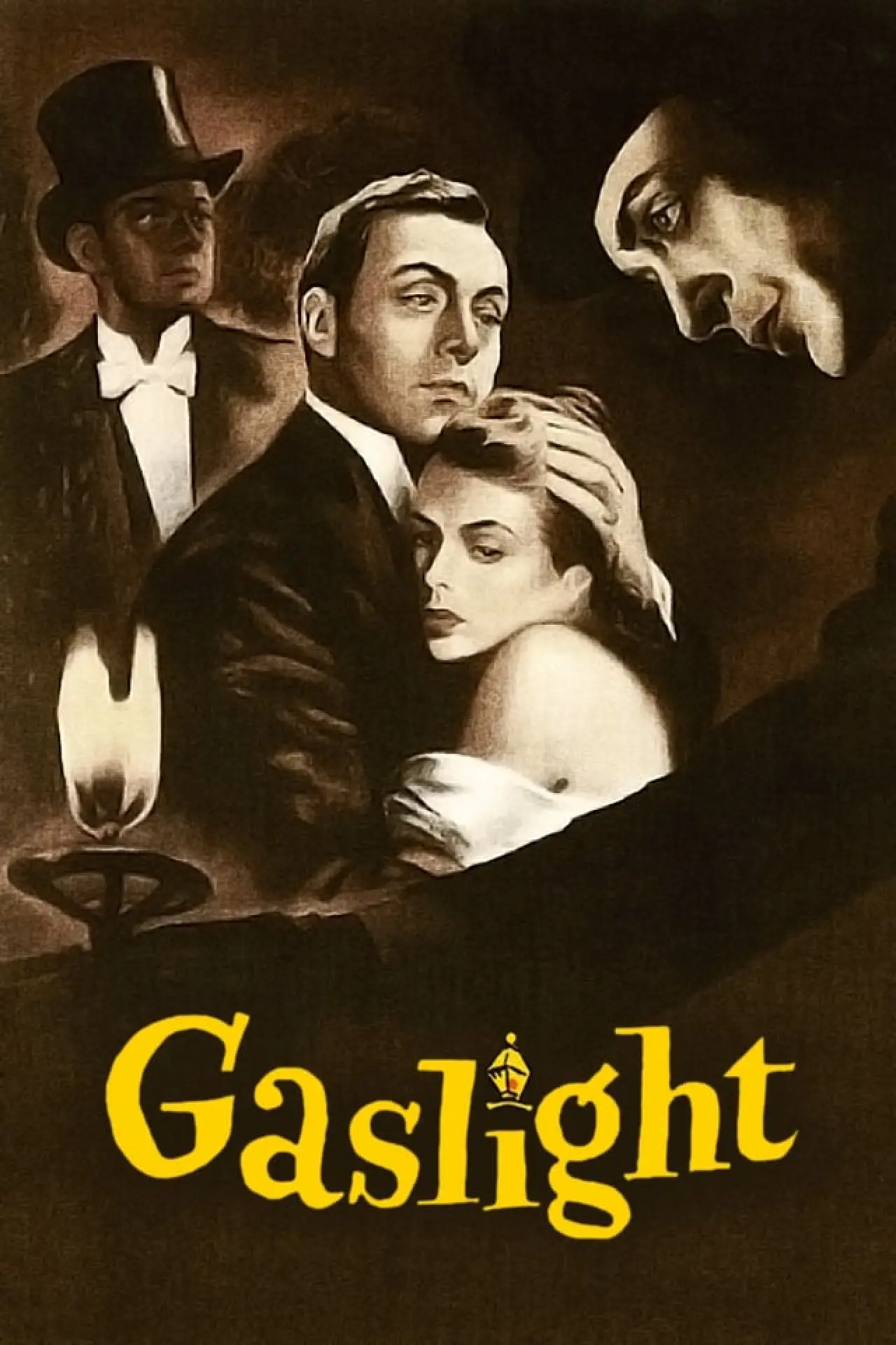 Plakat filmowy "Gasnący płomień"