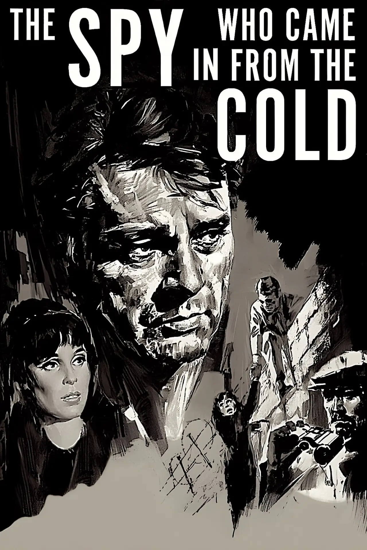 Plakat filmowy "Szpieg, który przyszedł z zimnej strefy"