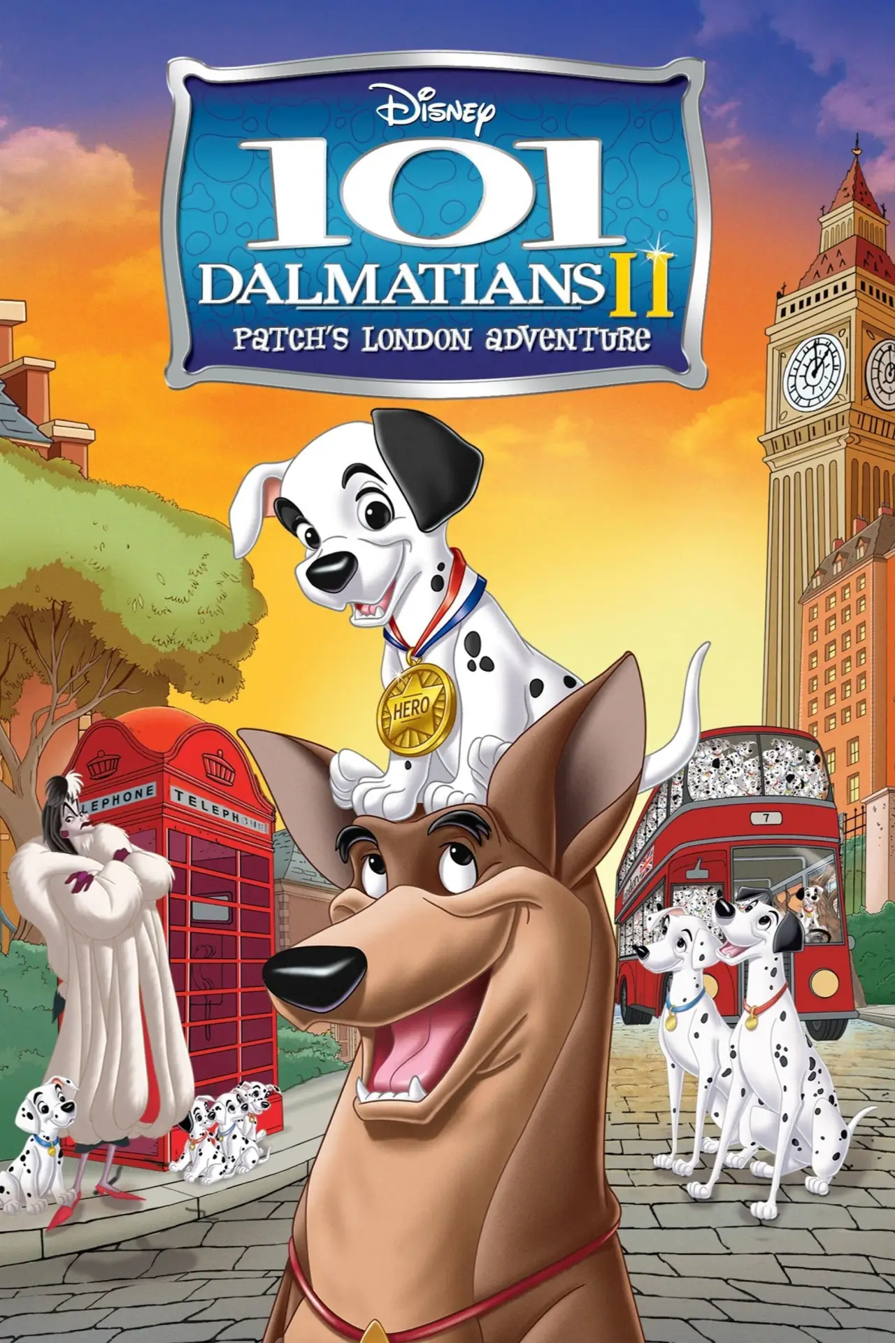 Plakat filmowy "101 dalmatyńczyków II: Londyńska przygoda"