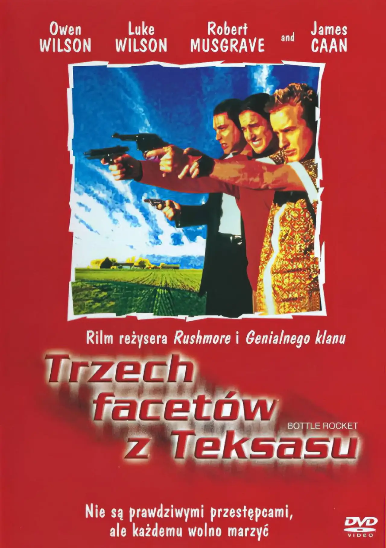 Plakat filmowy "Trzech Facetów z Teksasu"