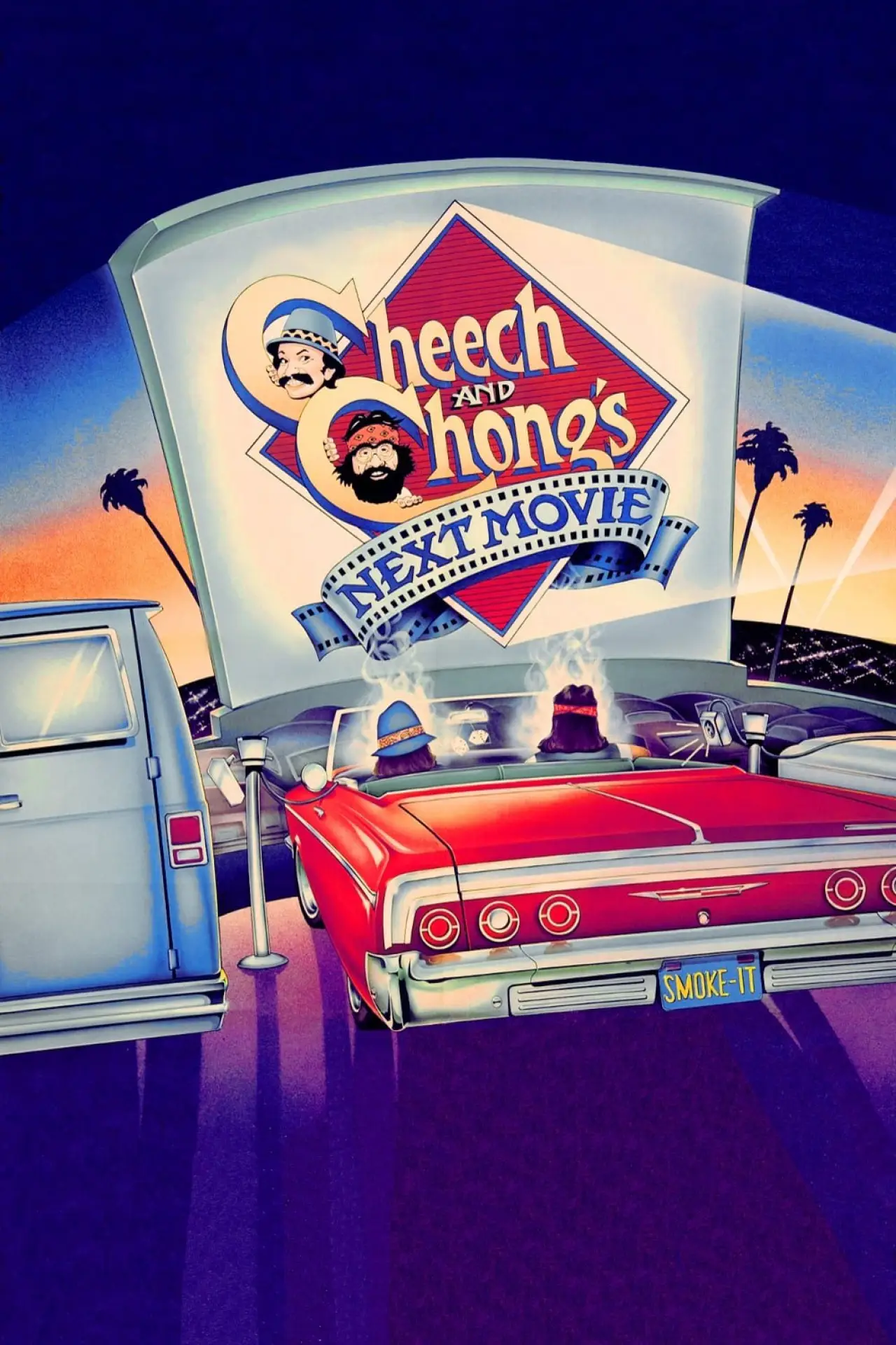 Plakat filmowy "Nowy film Cheecha i Chonga"