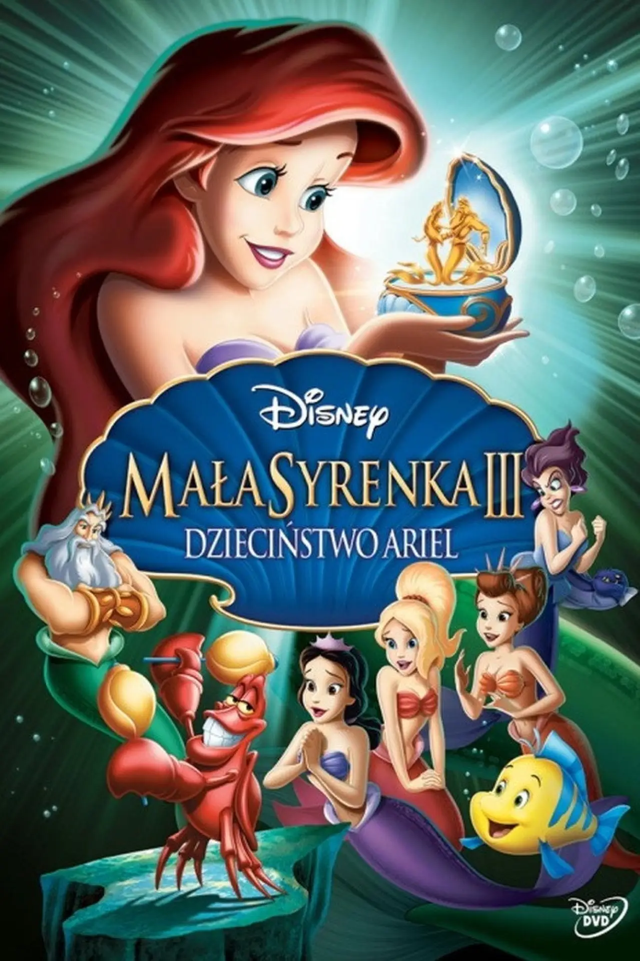 Plakat filmowy "Mała Syrenka 3: Dzieciństwo Ariel"