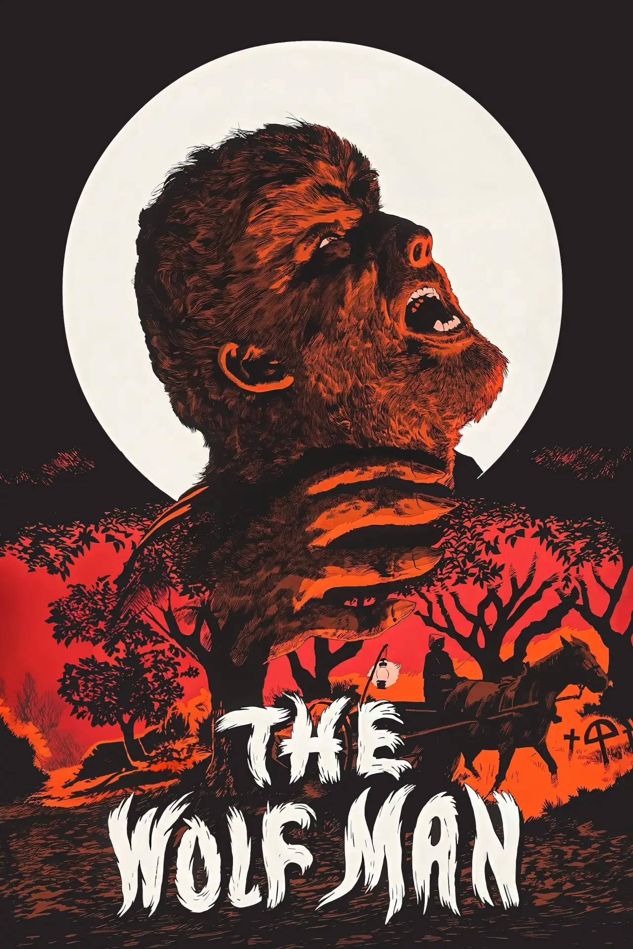Plakat filmowy "Wilkołak"