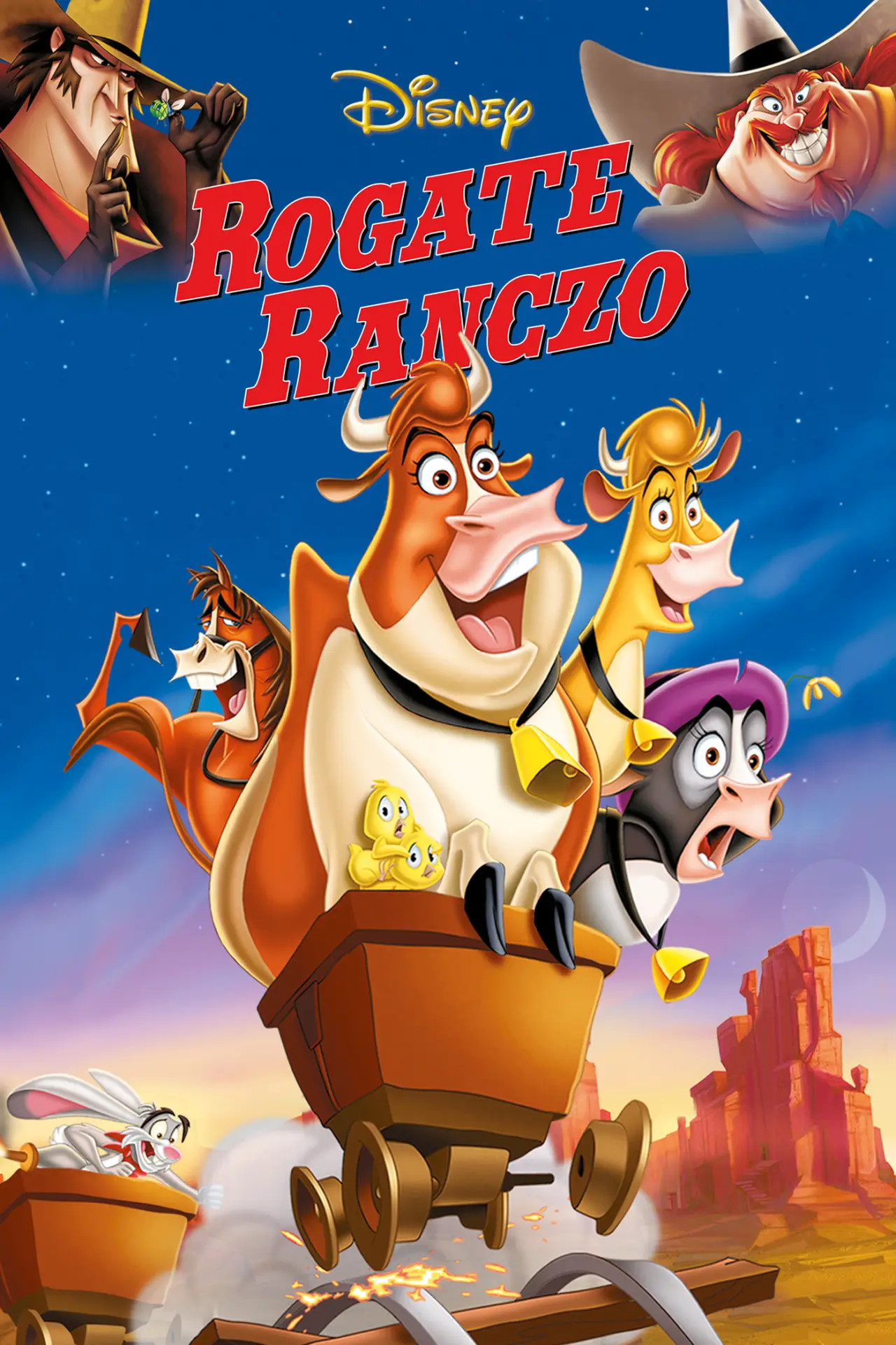 Plakat filmowy "Rogate ranczo"
