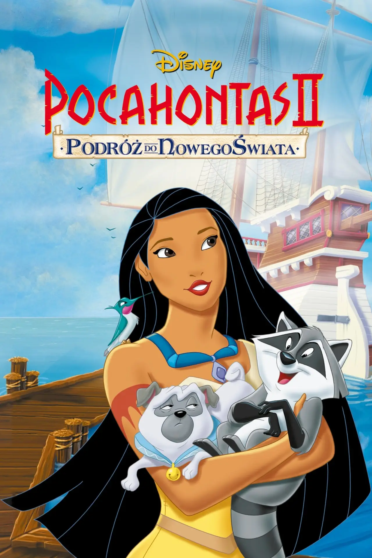 Plakat filmowy "Pocahontas II: Podróż do Nowego Świata"