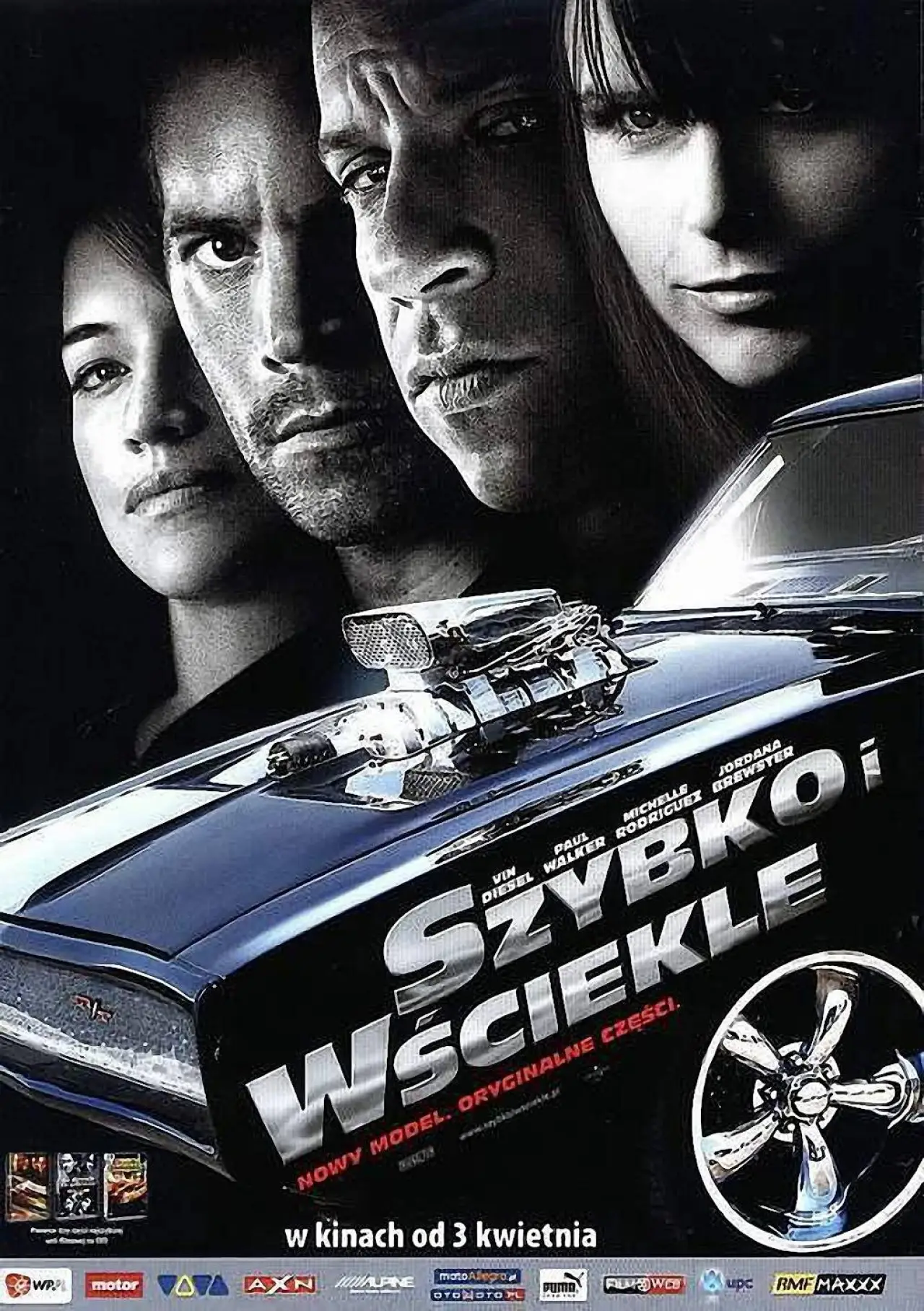 Plakat filmowy "Szybko i wściekle"