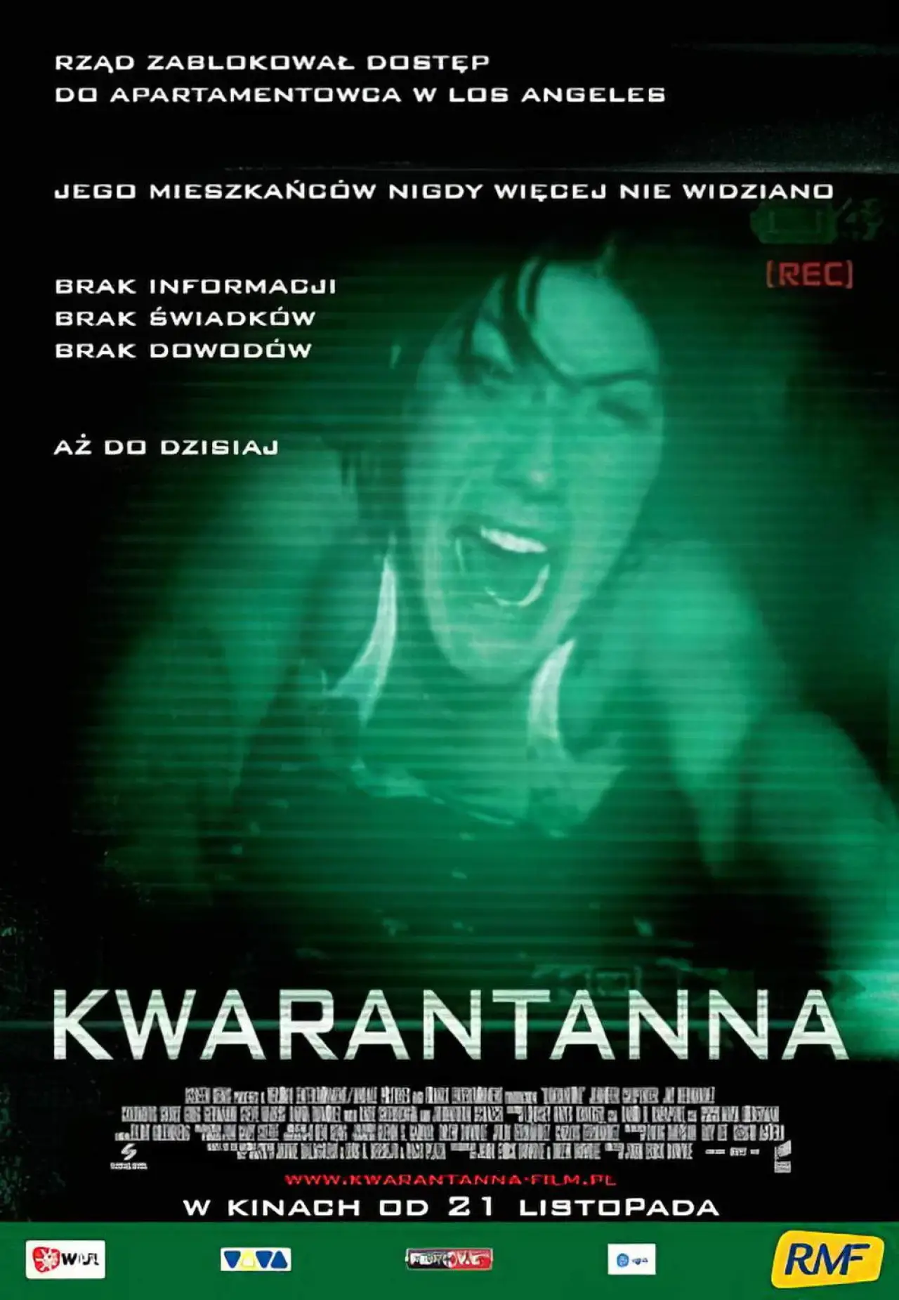 Plakat filmowy "Kwarantanna"