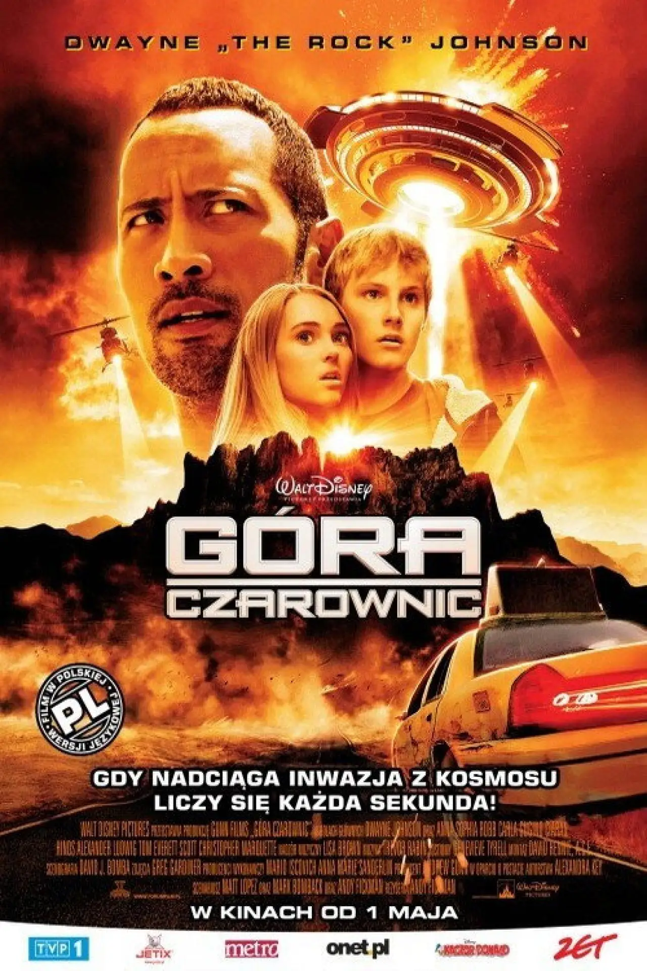Plakat filmowy "Góra czarownic"