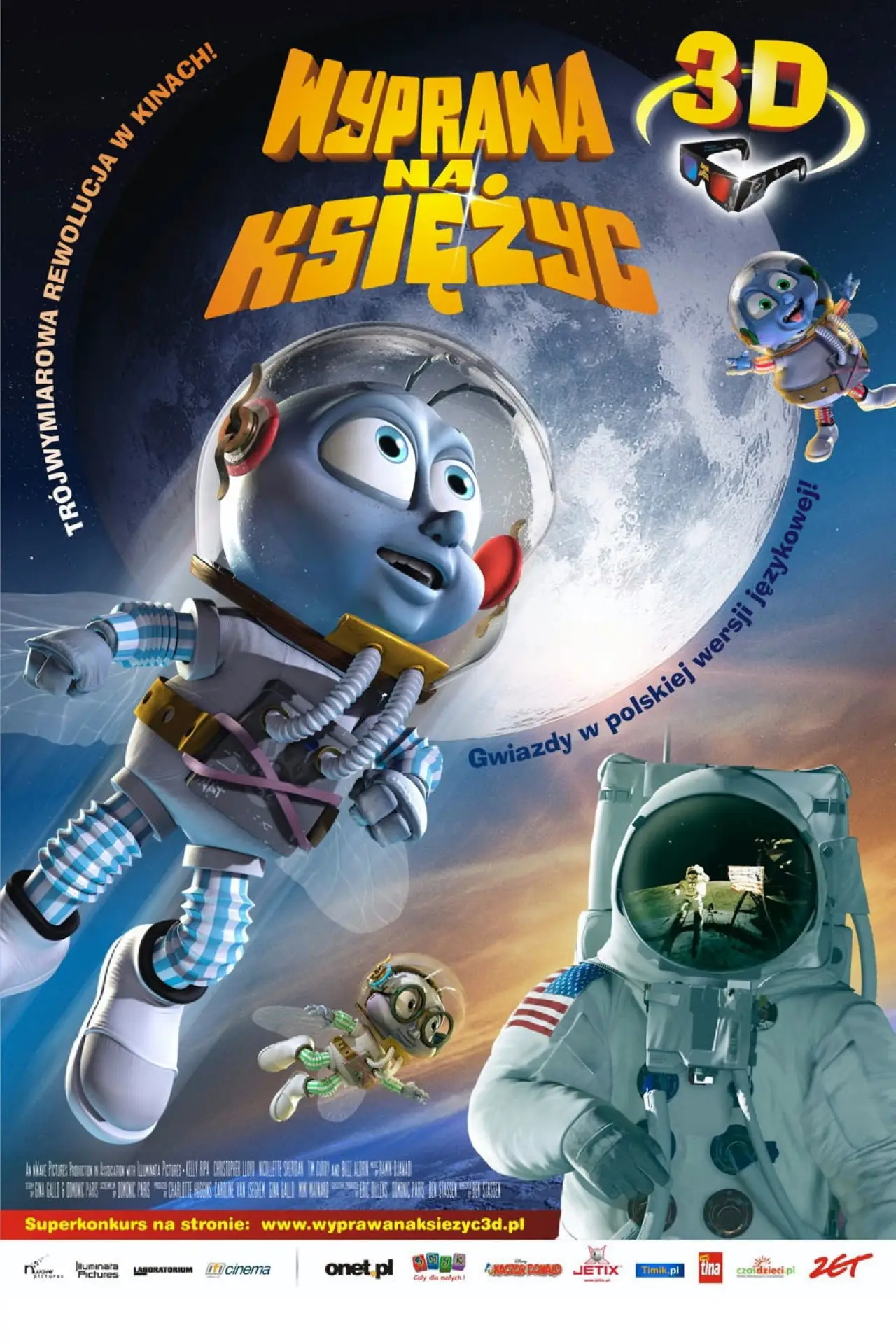 Plakat filmowy "Wyprawa na Księżyc"