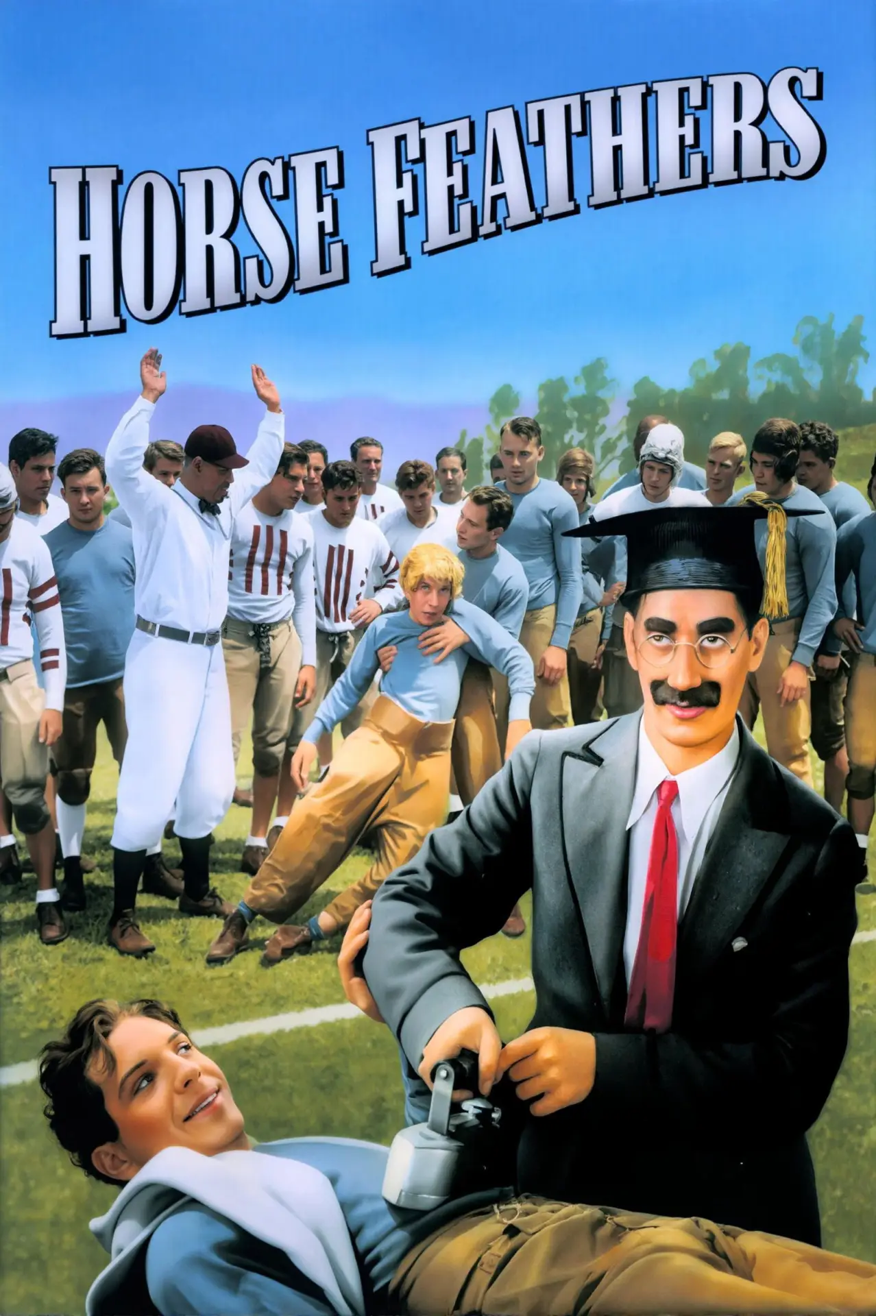 Plakat filmowy "Końskie pióra"