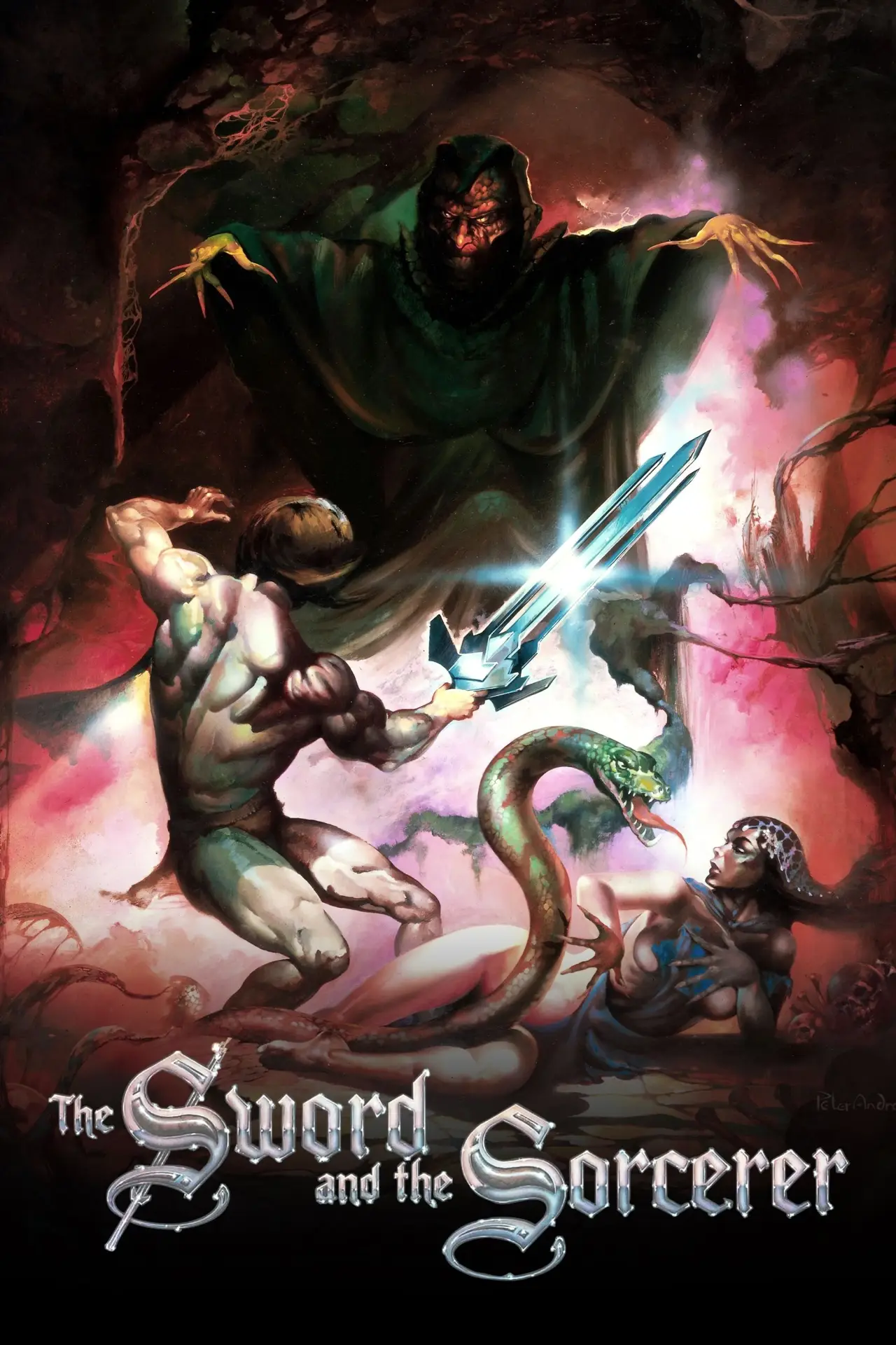 Plakat filmowy "The Sword and the Sorcerer"