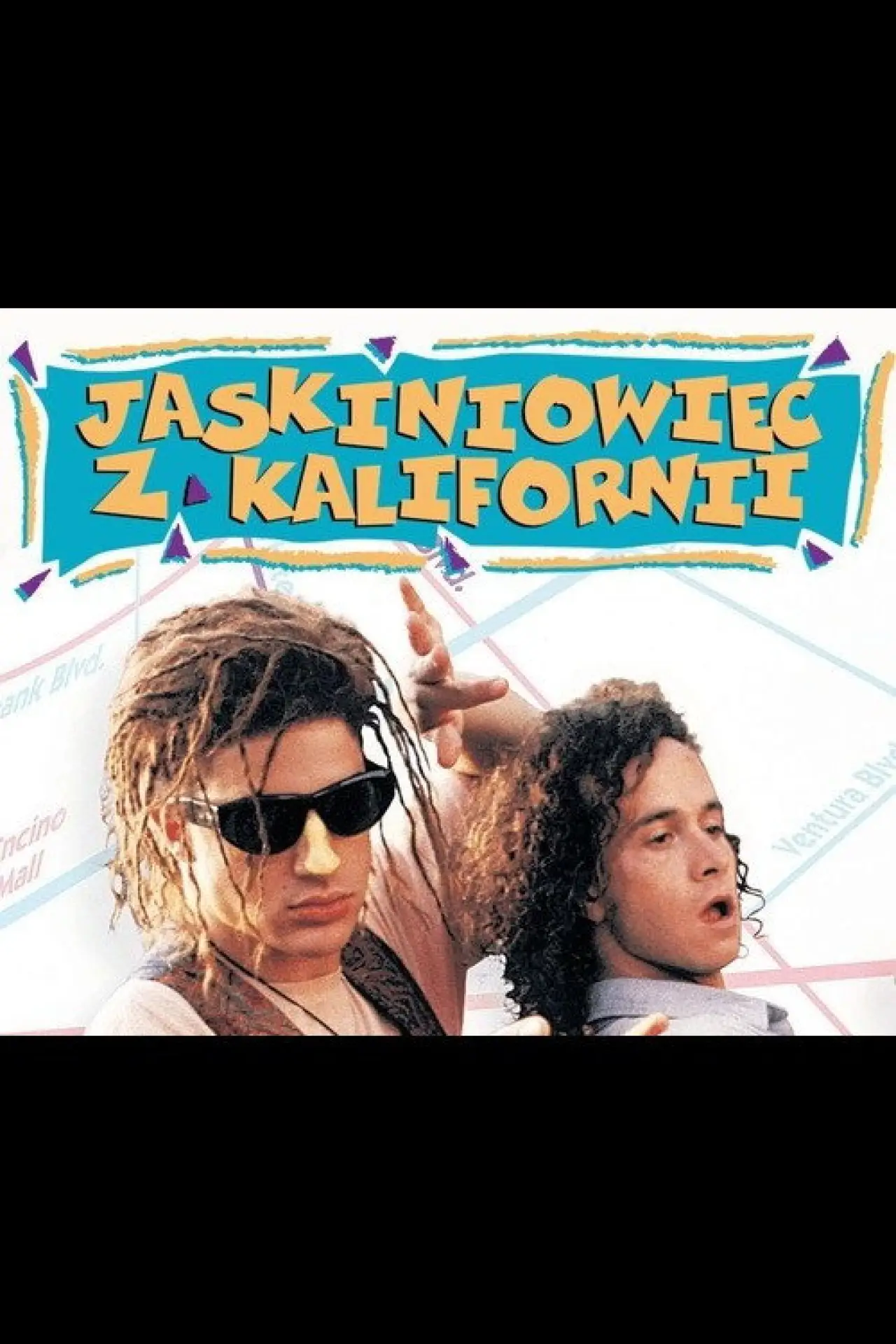 Plakat filmowy "Jaskiniowiec z Kalifornii"