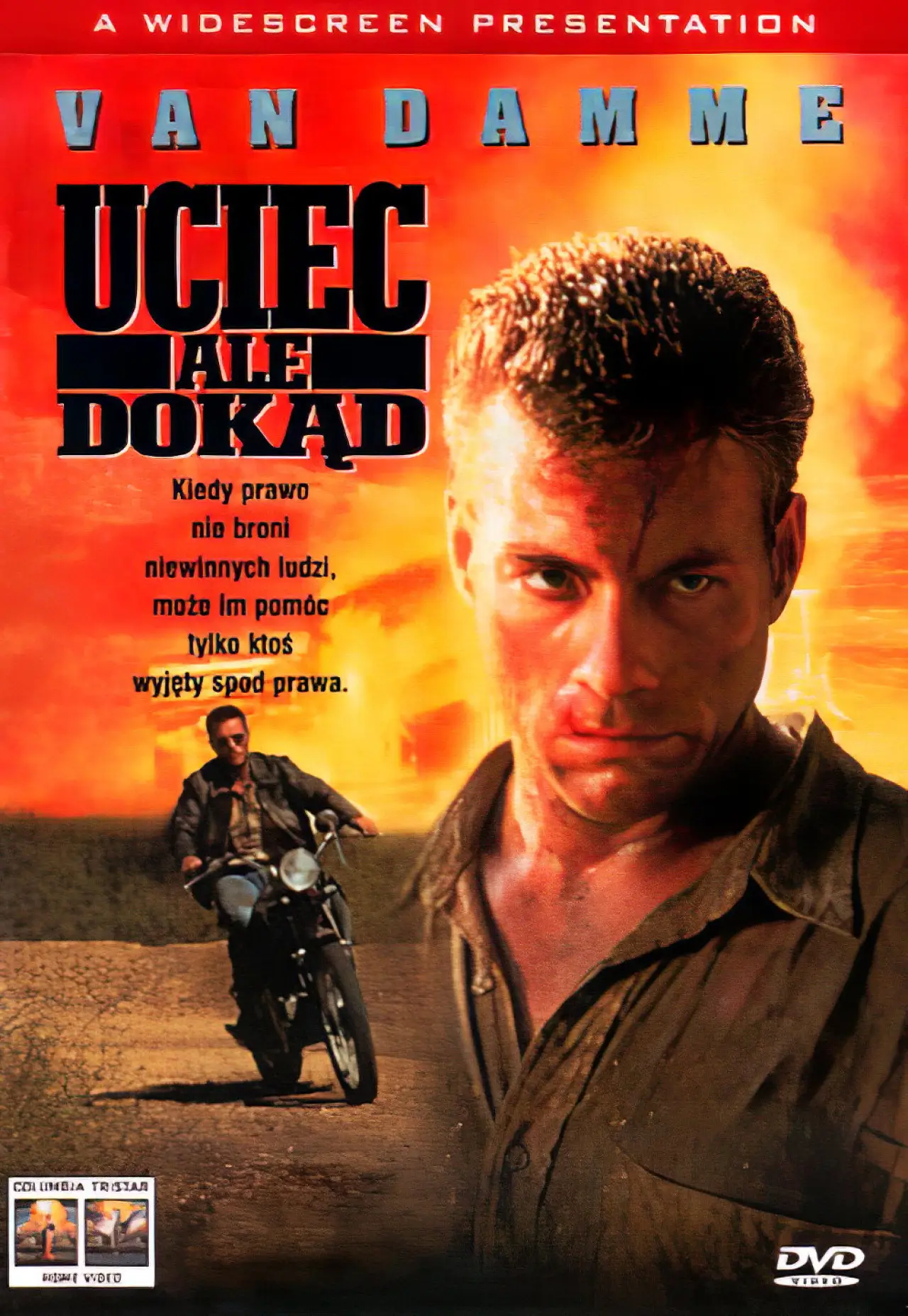 Plakat filmowy "Uciec, ale Dokąd?"