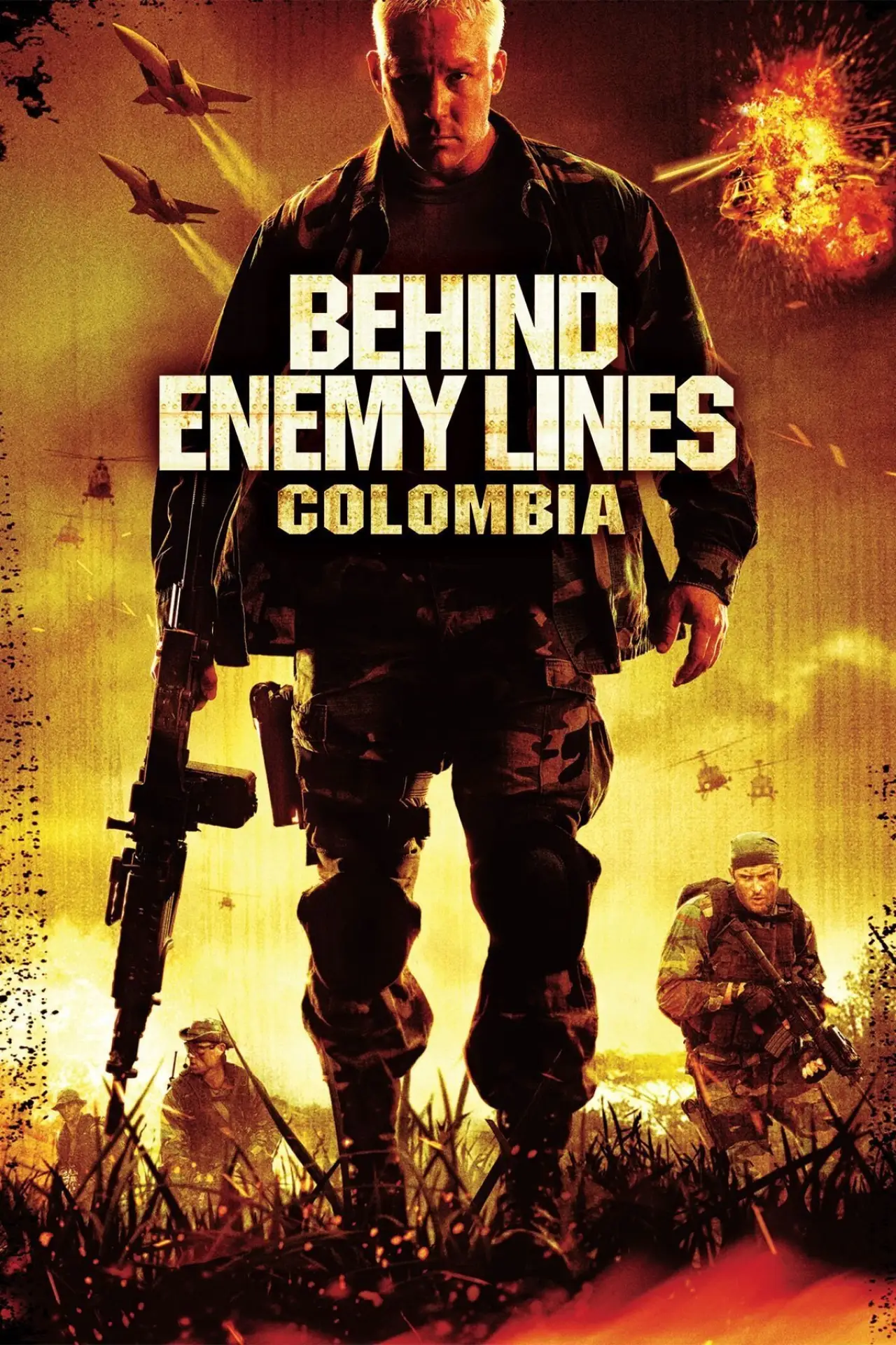 Plakat filmowy "Za Linią Wroga: Kolumbia"