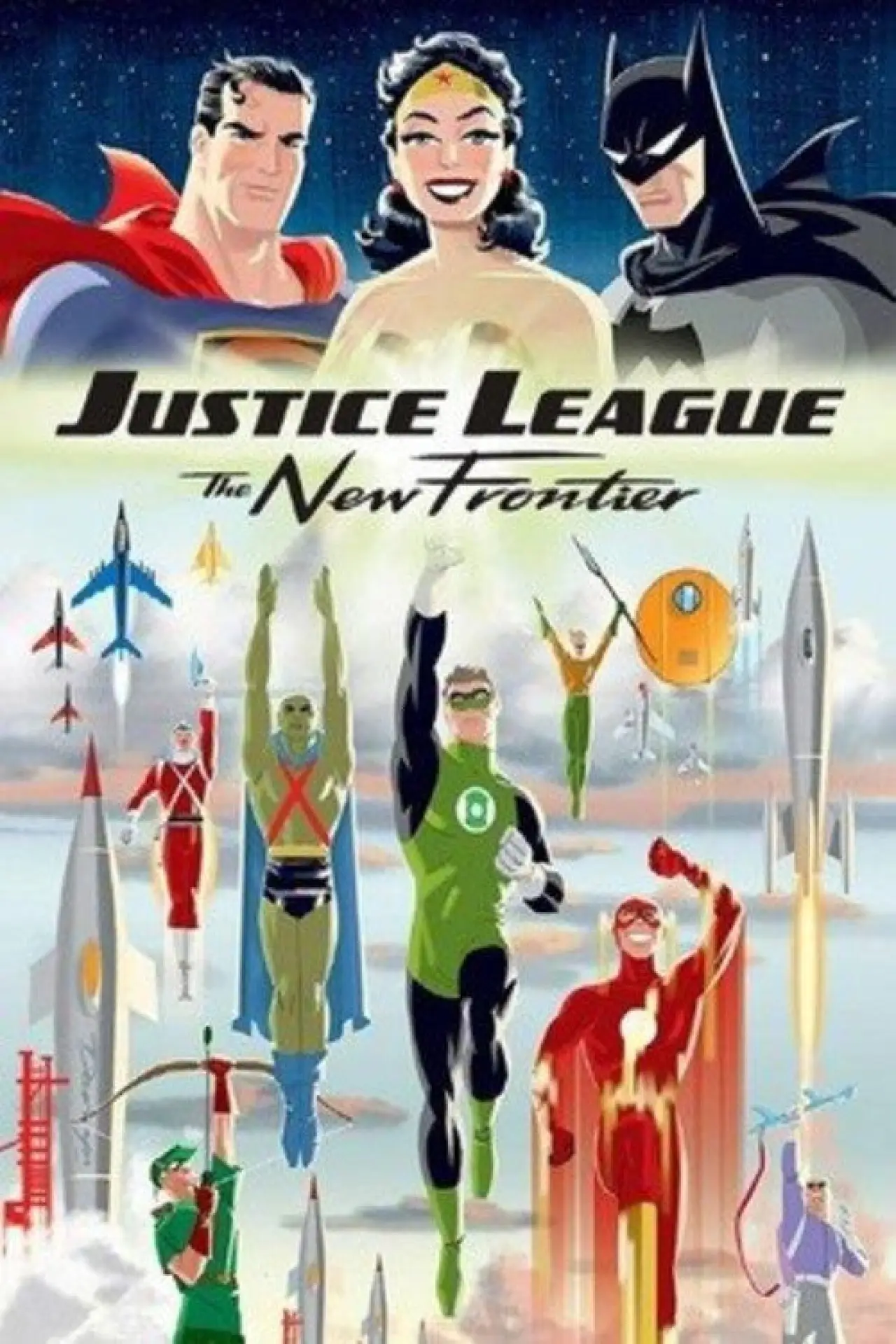 Plakat filmowy "Liga sprawiedliwych: Nowa granica"