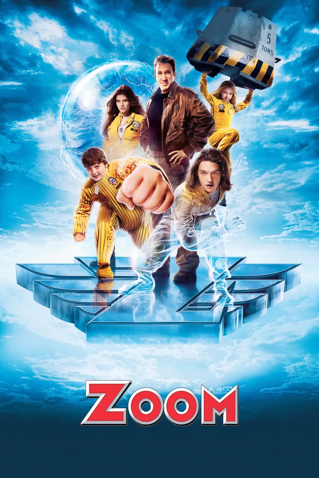 Plakat filmowy "Zoom: Akademia Superbohaterów"