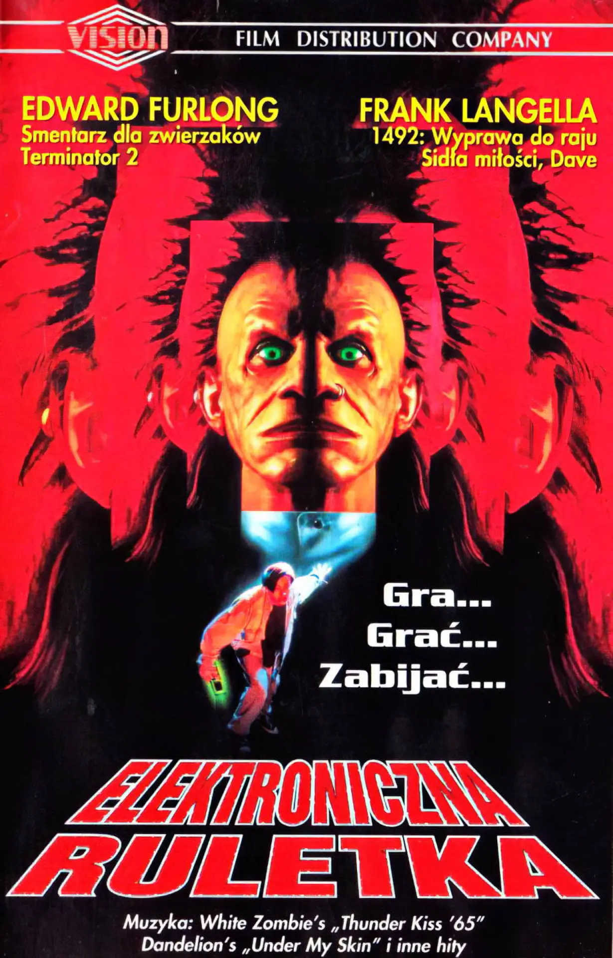 Plakat filmowy "Elektroniczna ruletka"