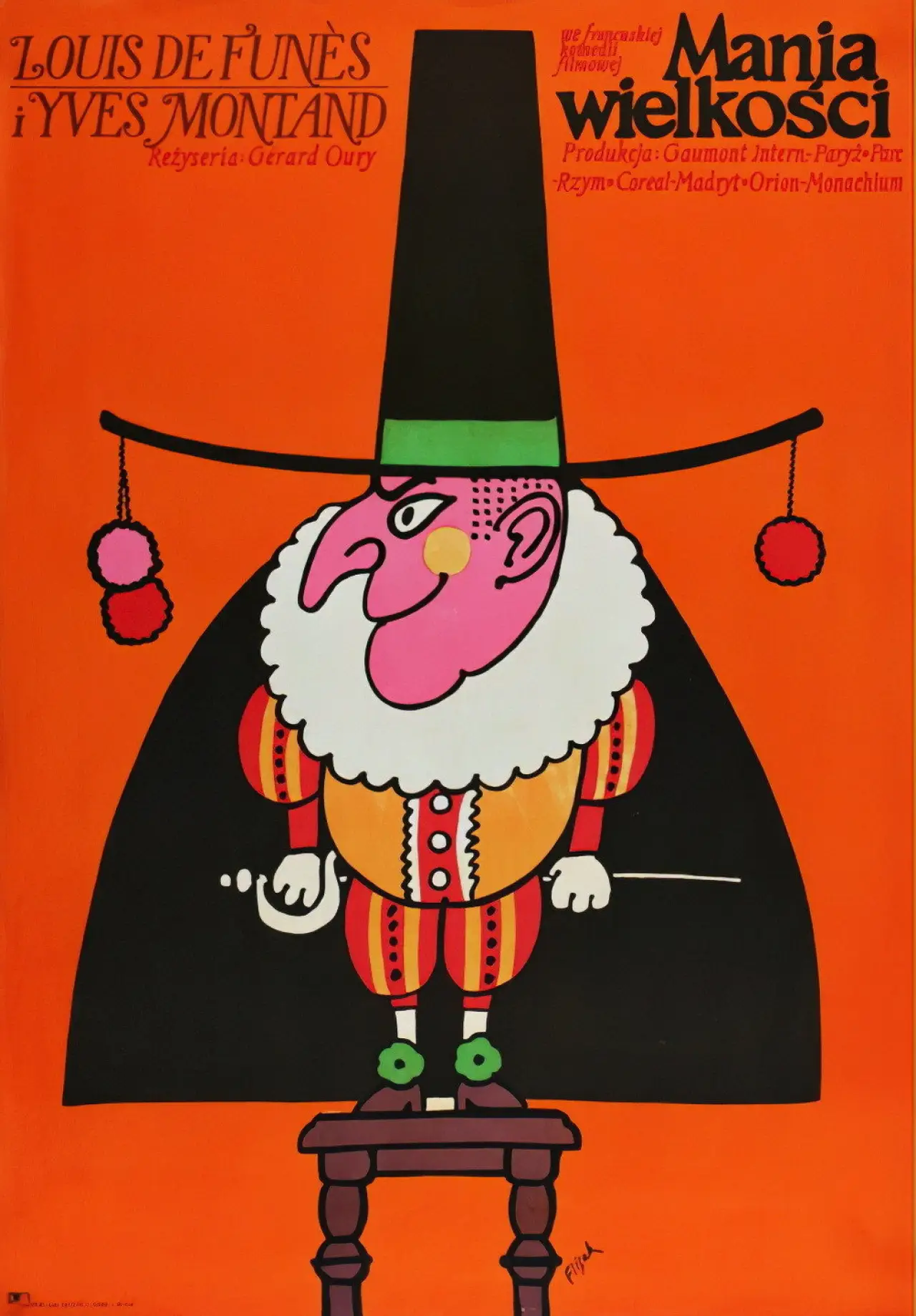 Plakat filmowy "Mania Wielkości"