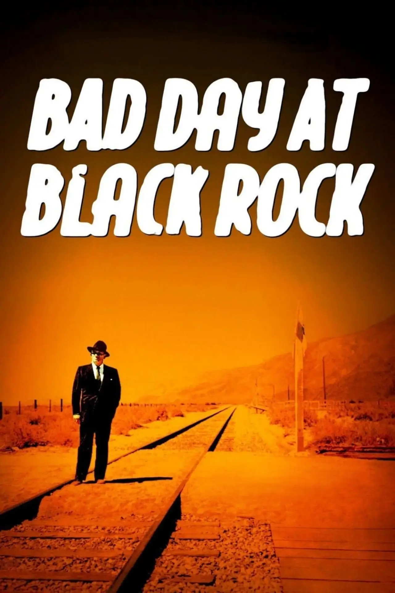 Plakat filmowy "Czarny dzień w Black Rock"