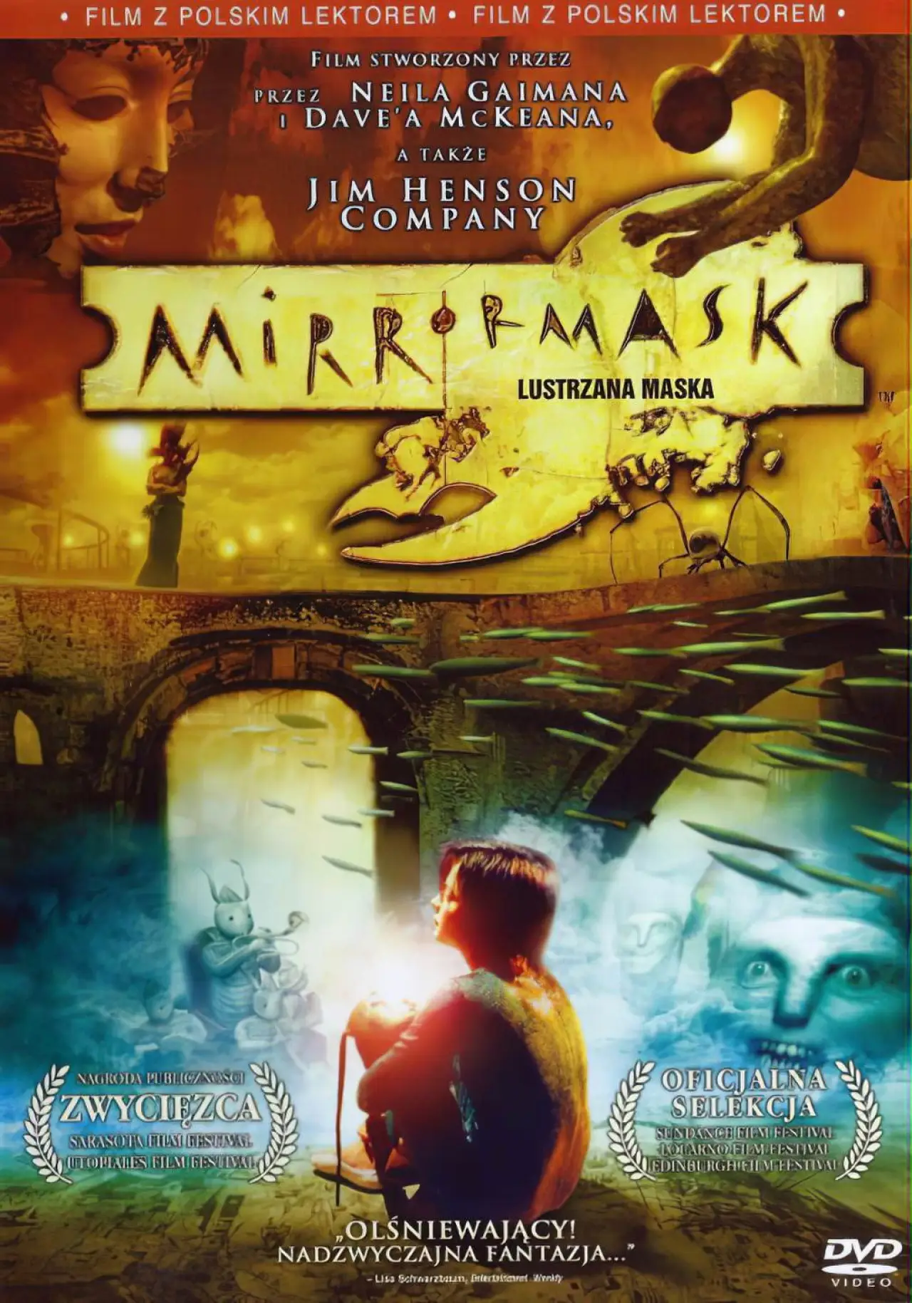 Plakat filmowy "Lustrzana maska"
