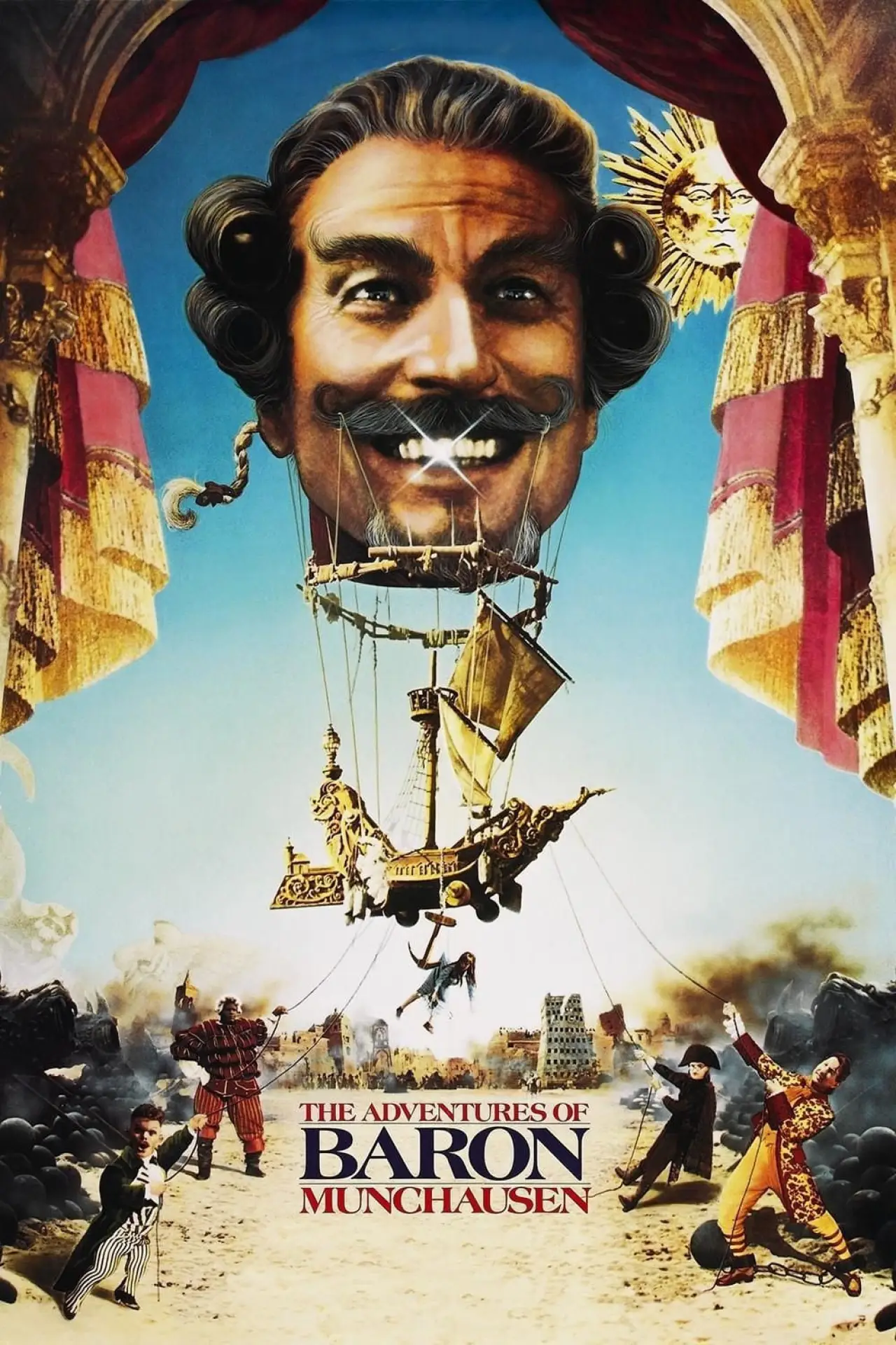 Plakat filmowy "Przygody barona Munchausena"