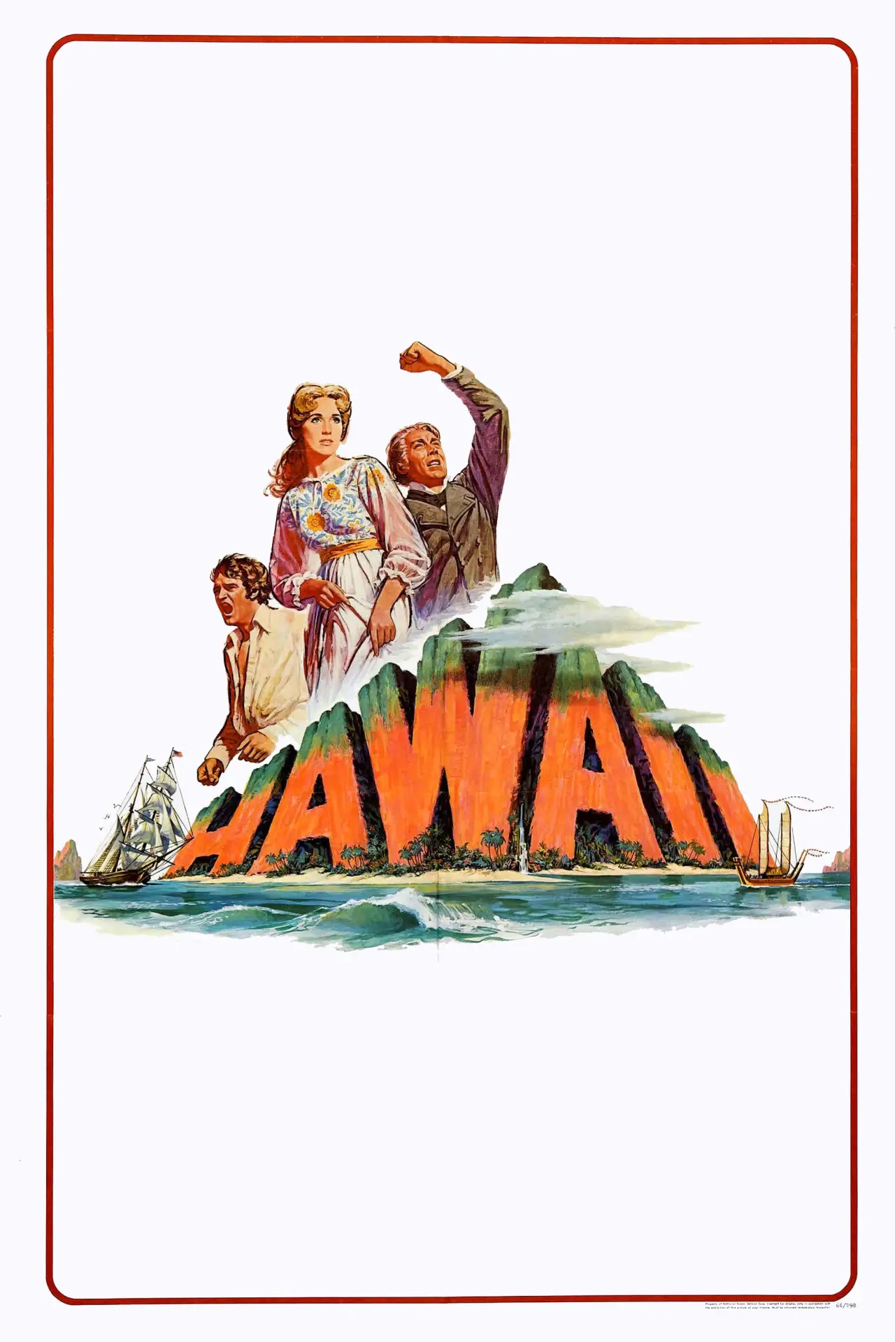Plakat filmowy "Hawaje"