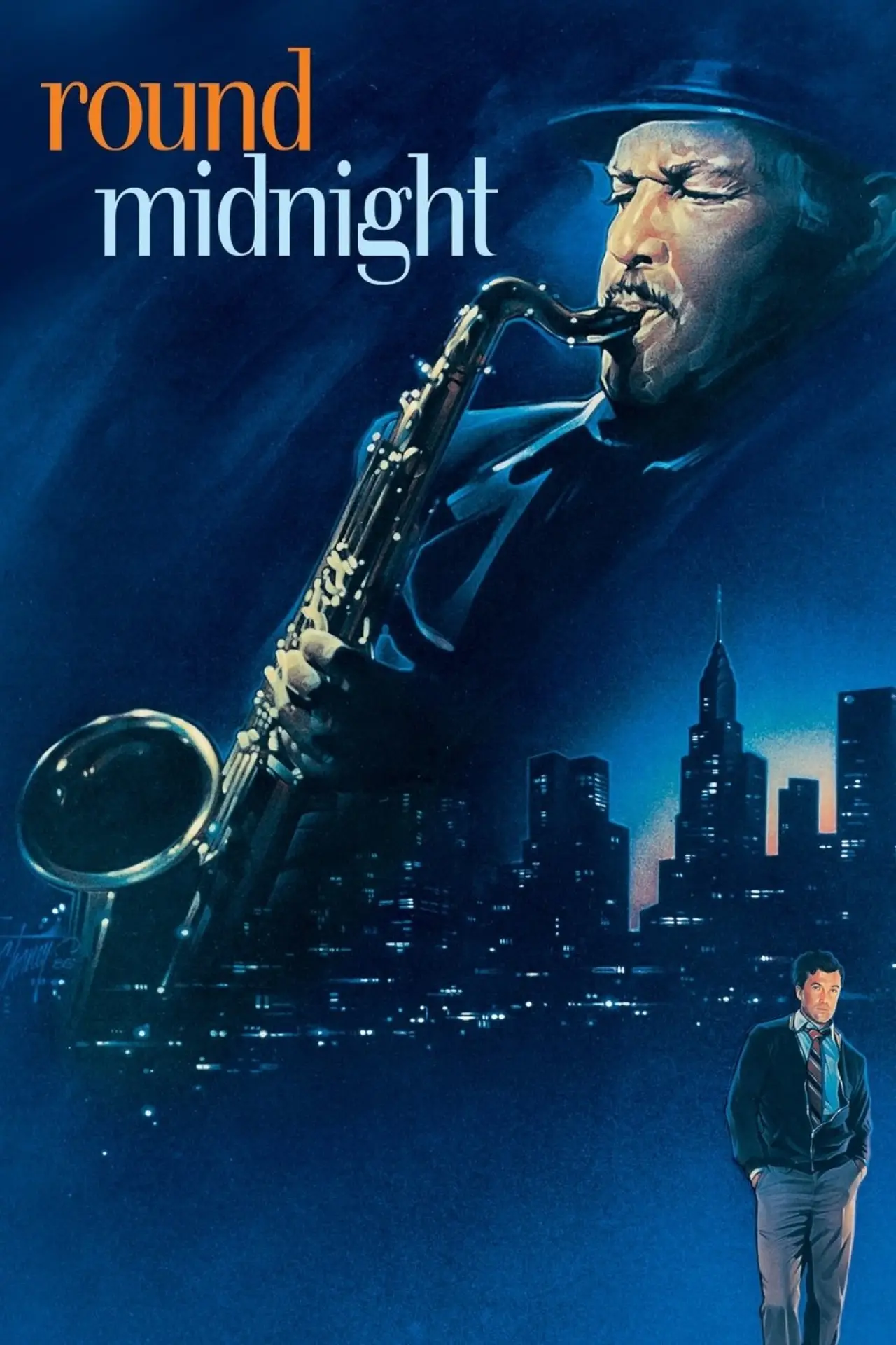 Plakat filmowy "Około północy"