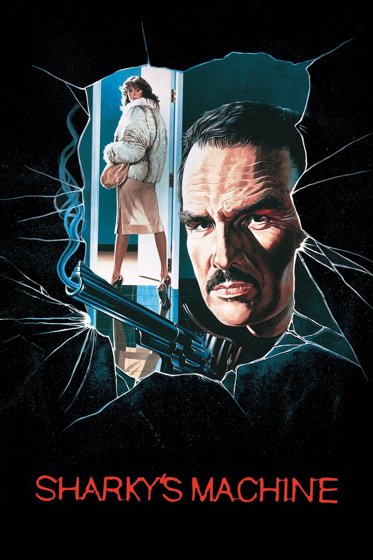 Plakat filmowy "Sharky