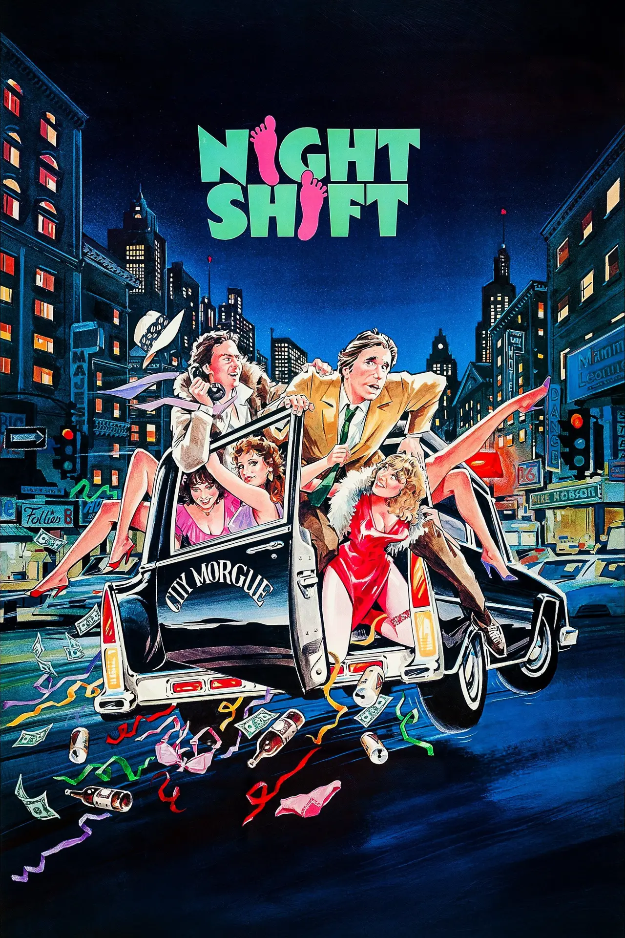 Plakat filmowy "Nocna zmiana"