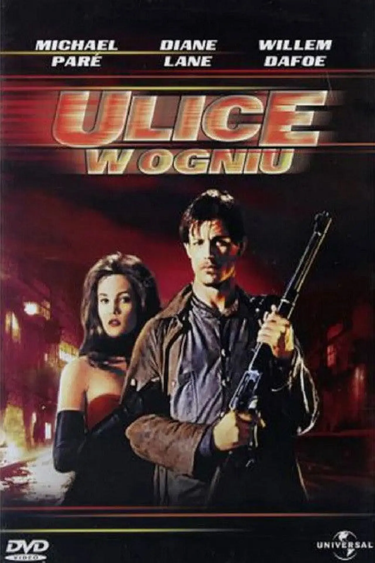 Plakat filmowy "Ulice w Ogniu"