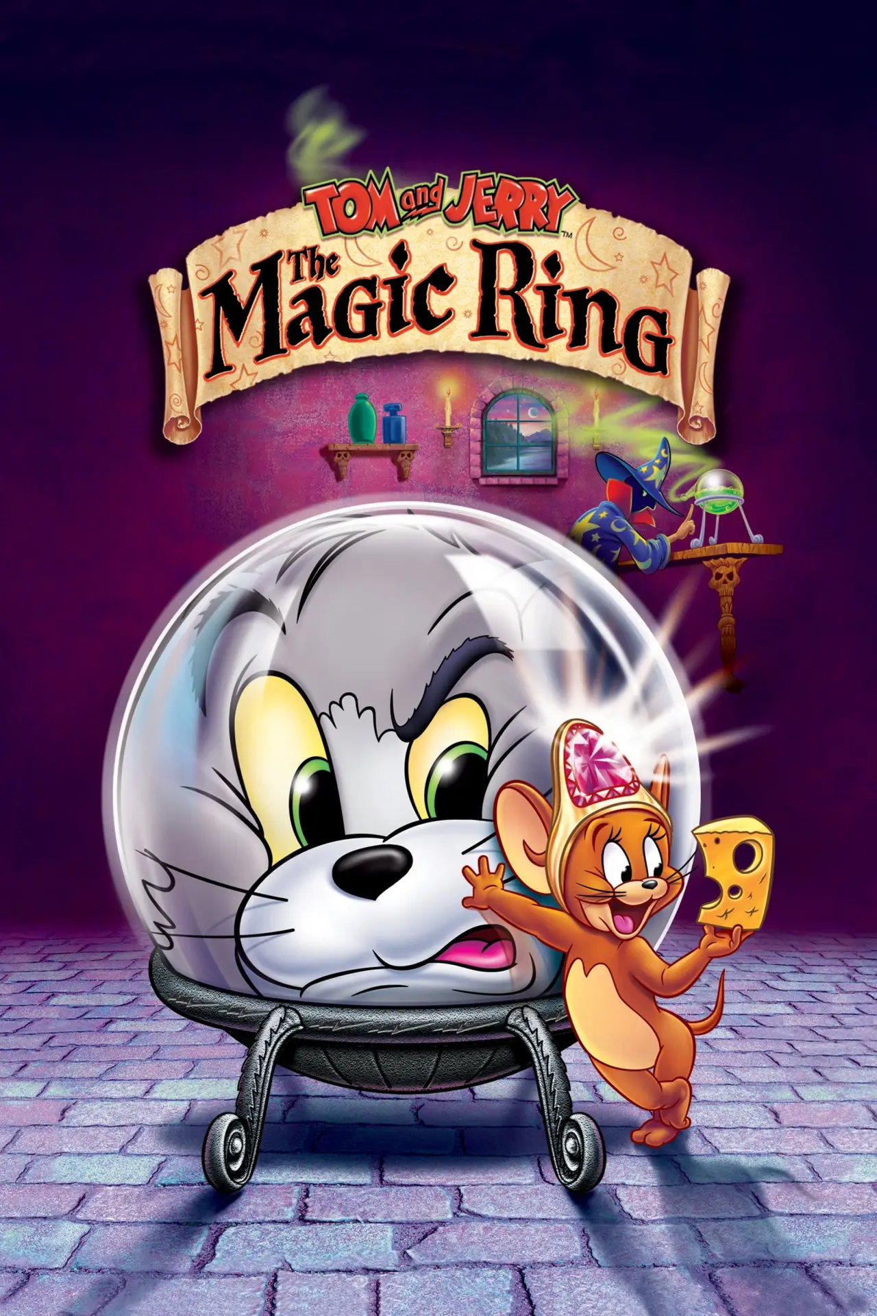 Plakat filmowy "Tom i Jerry: Magiczny pierścień"