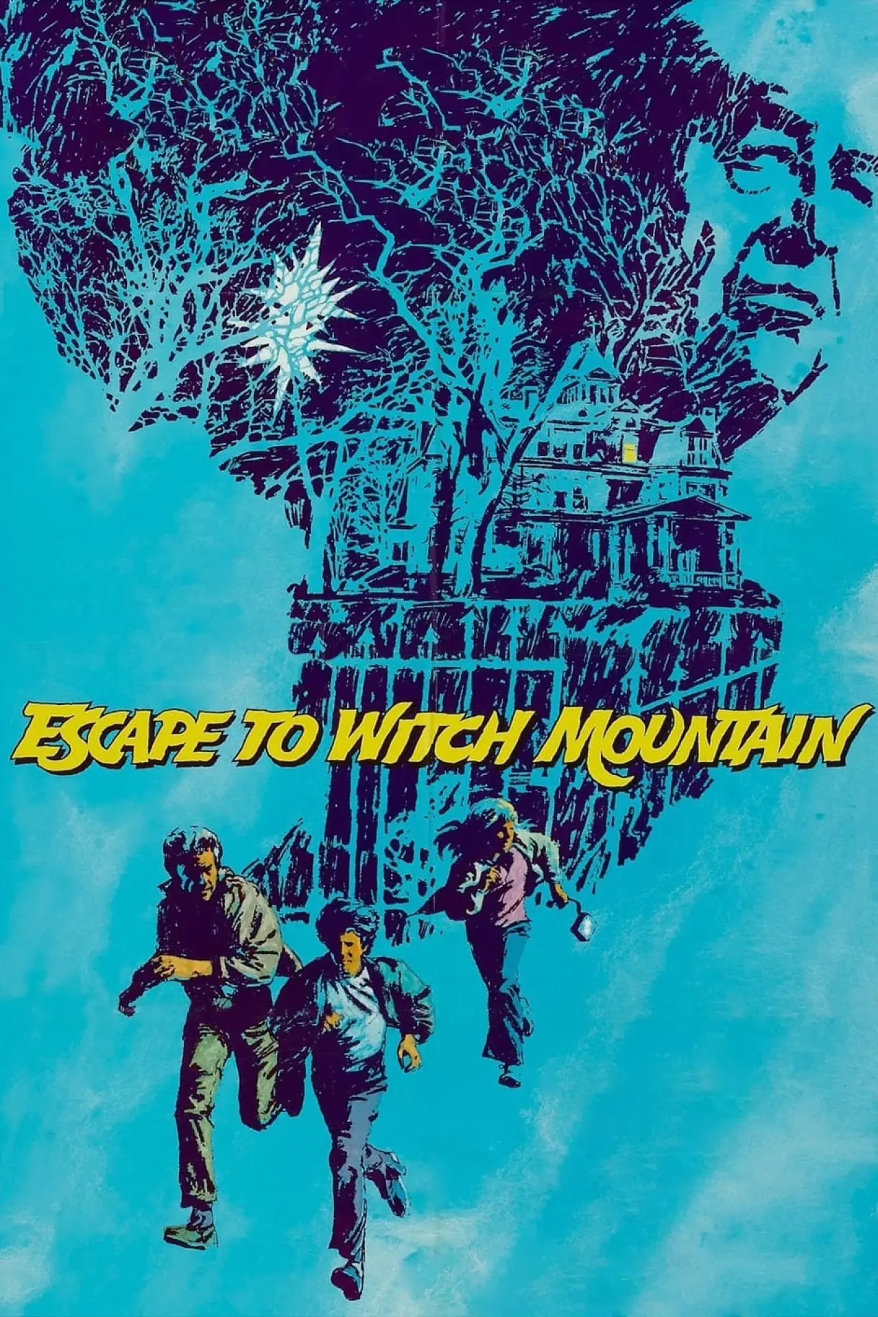 Plakat filmowy "Ucieczka na Górę Czarownic"